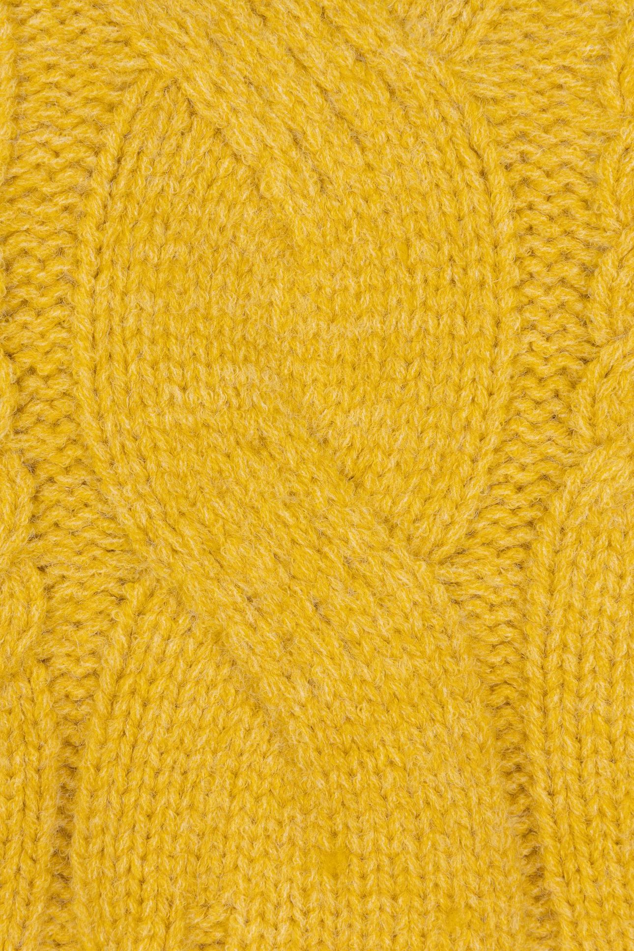 SWEATER CABLES V-NECK WARM OLIVE 7