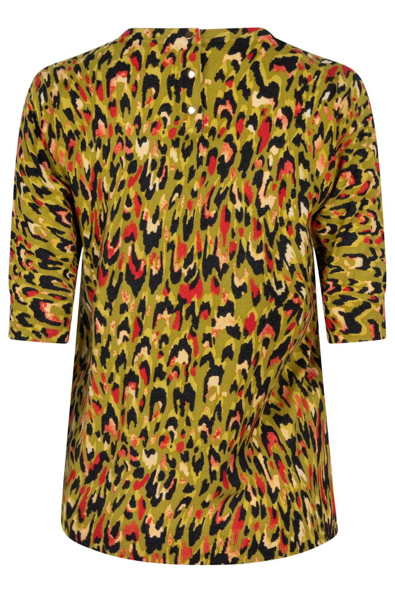 SWEATER SHORT SLVE UNTAMED ANIMAL PRINT 2