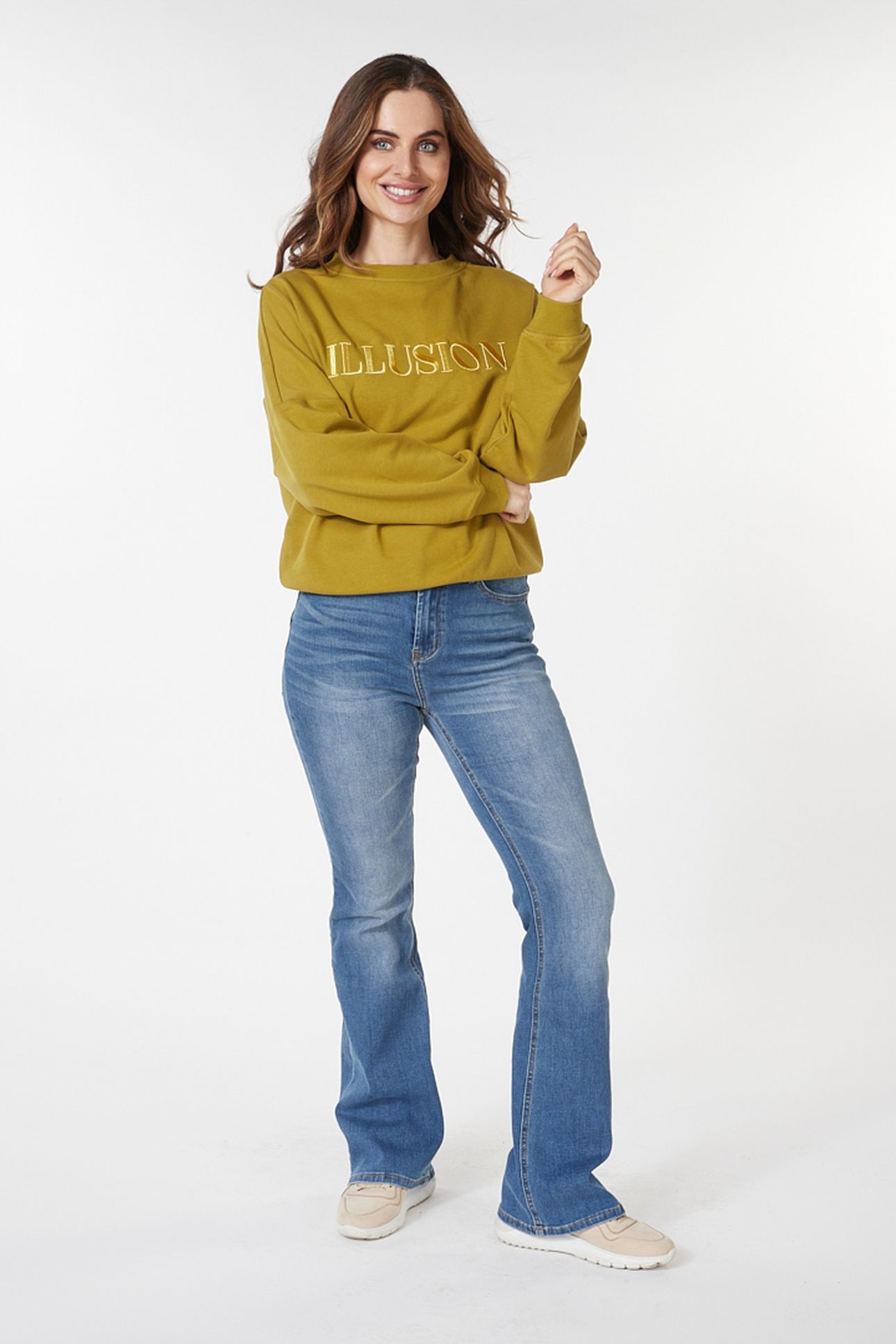 SWEATER ILLUSION OLIVE 2