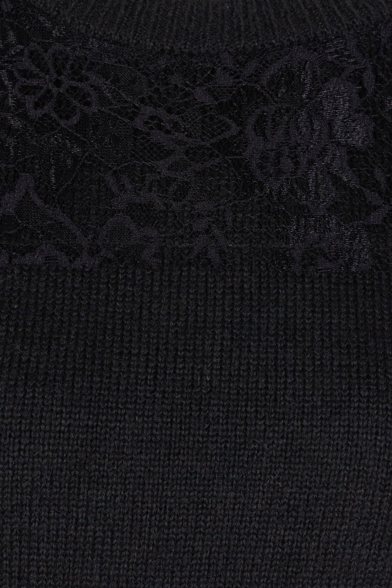 SWEATER KNIT LACE BLACK 3