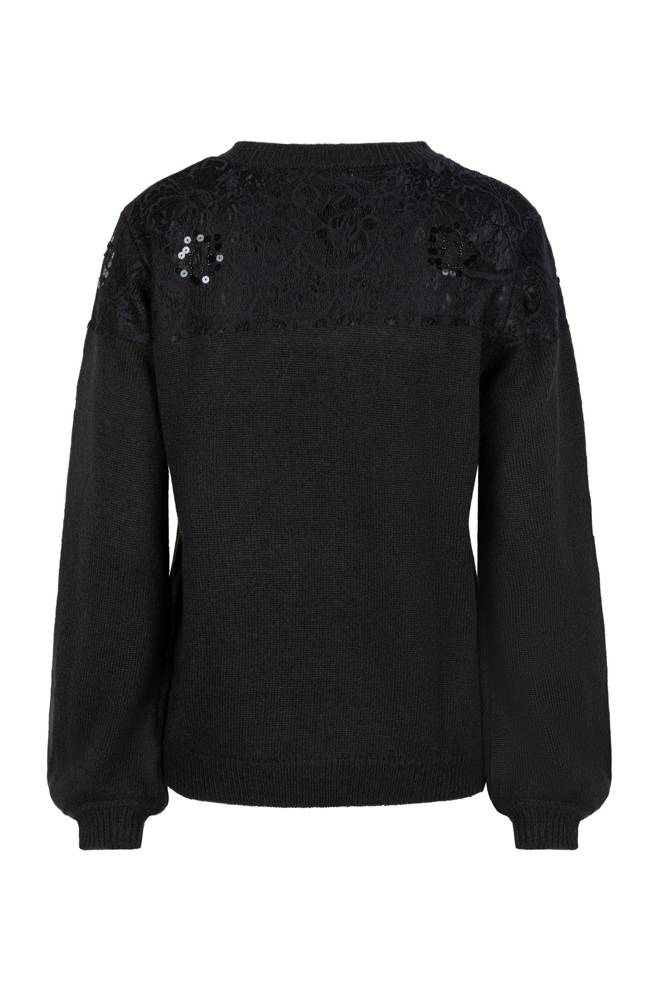 SWEATER KNIT LACE BLACK 2
