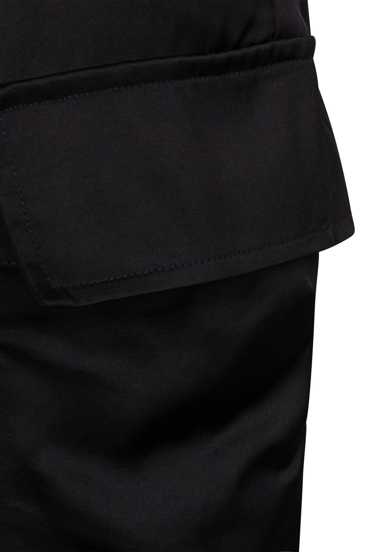 TROUSERS CARGO SATEEN BLACK 7