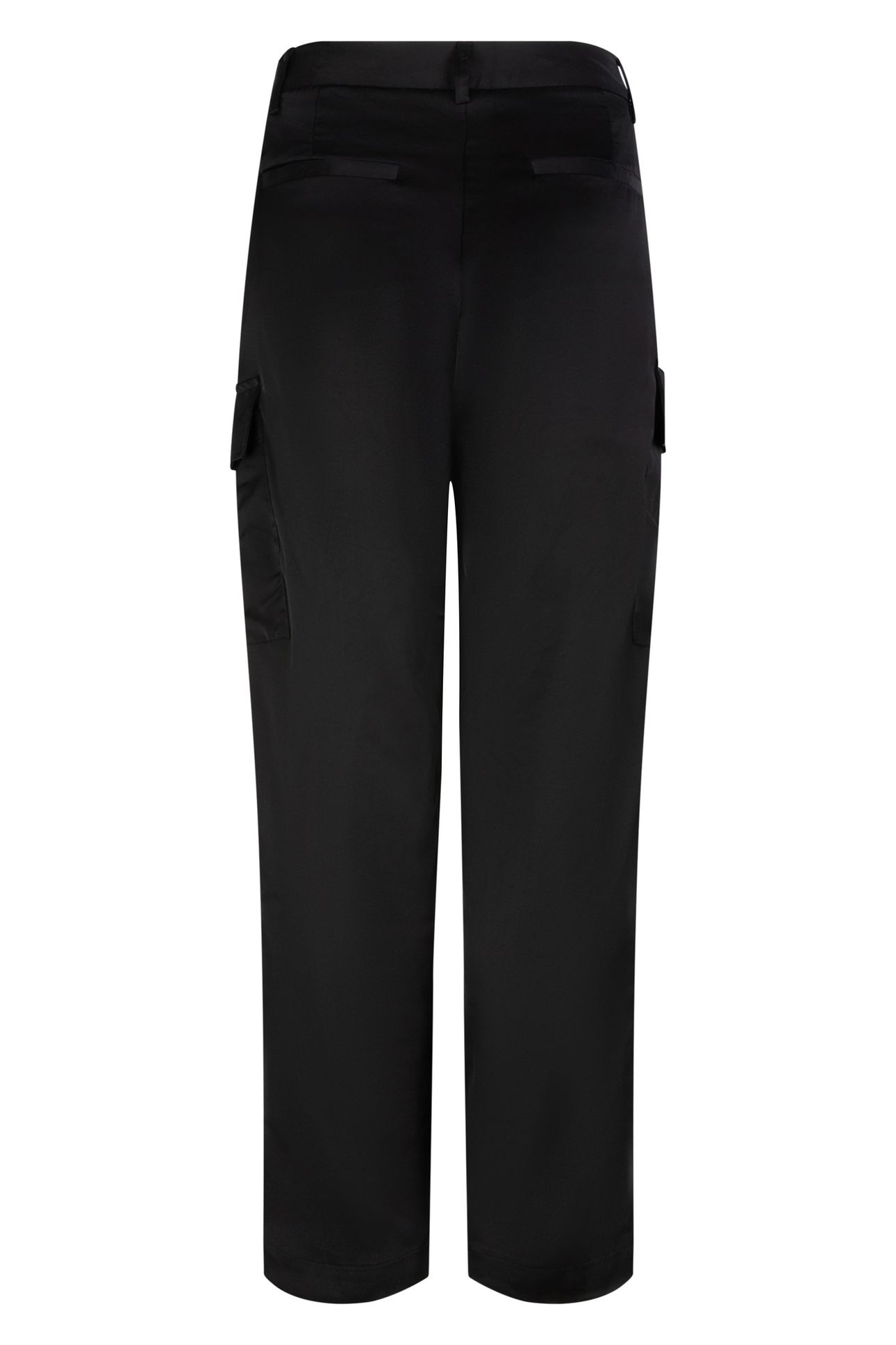 TROUSERS CARGO SATEEN BLACK 5