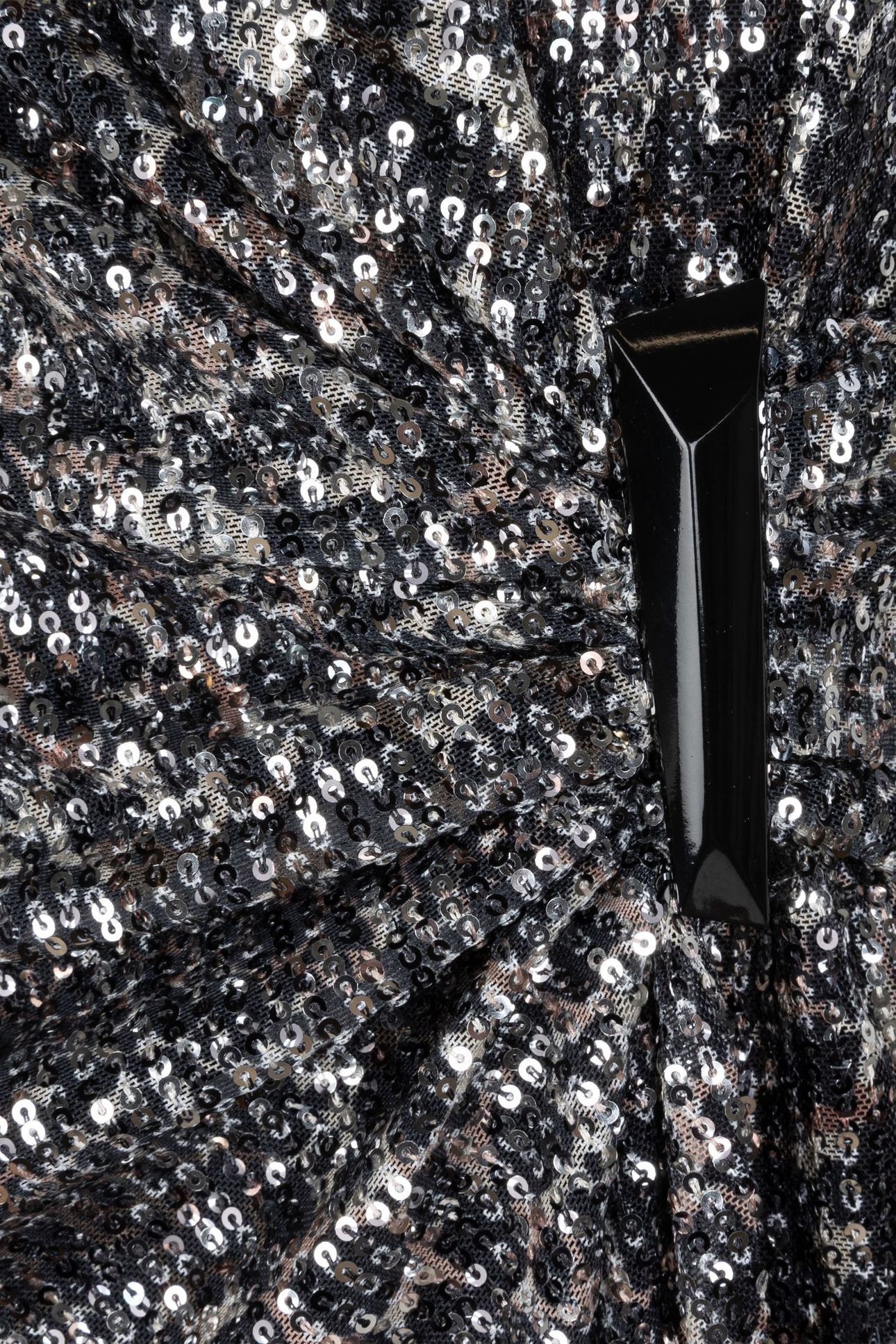 DRESS SEQUINS SCATTERED ILLUSION PRINT 7