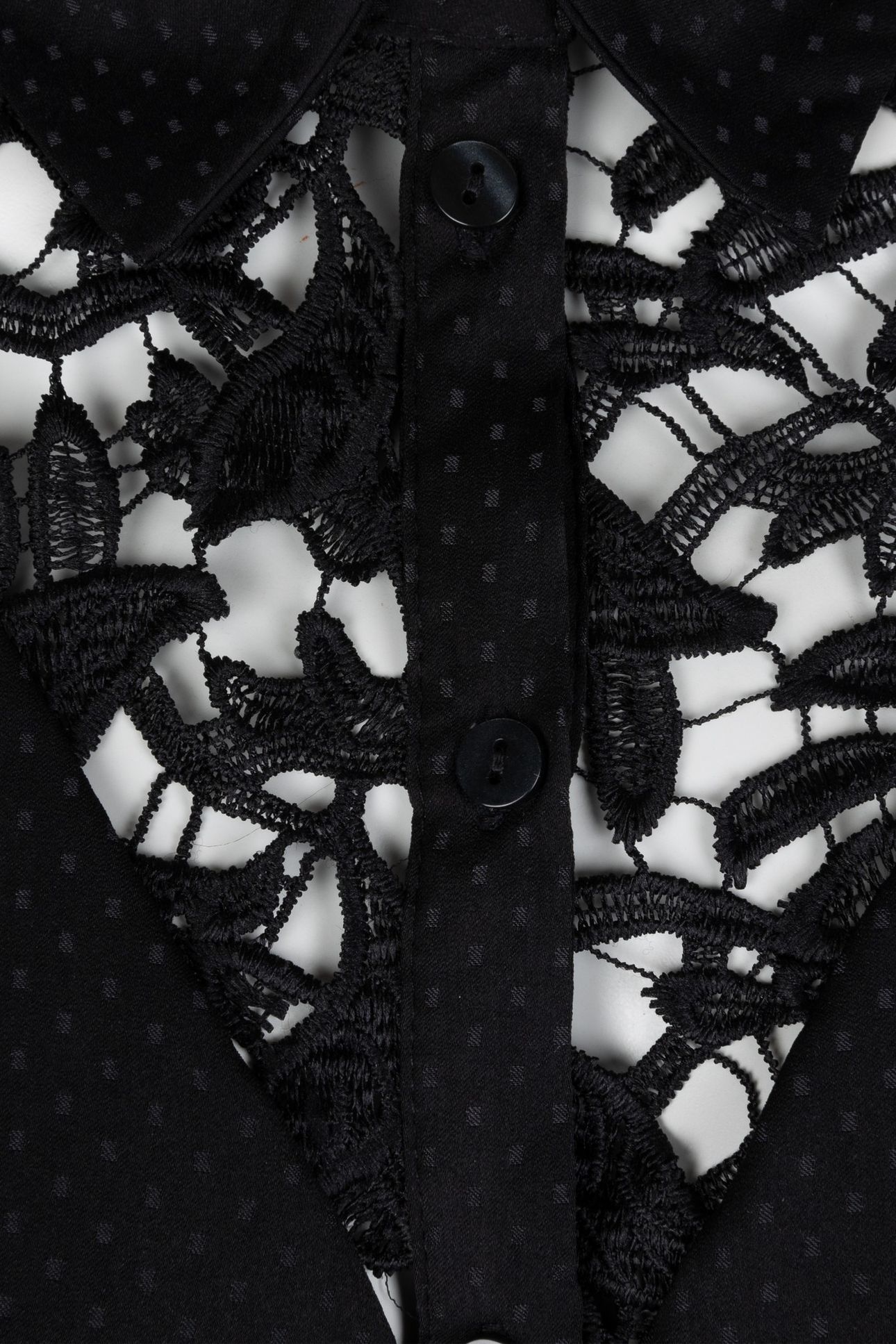 BLOUSE LACE JACQUARD BLACK 7