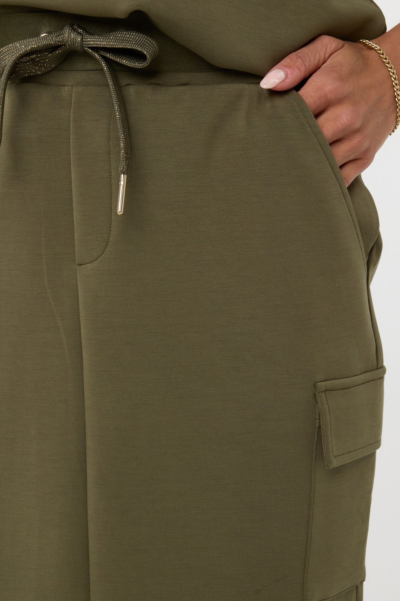 SKIRT CARGO MODAL MOSS GREEN 6