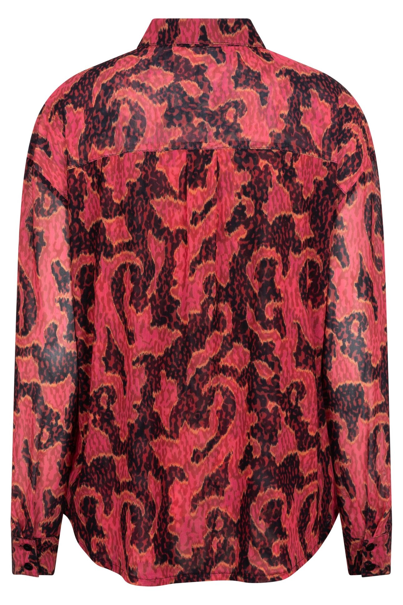 BLOUSE MESH MASTERPIECE PRINT 6
