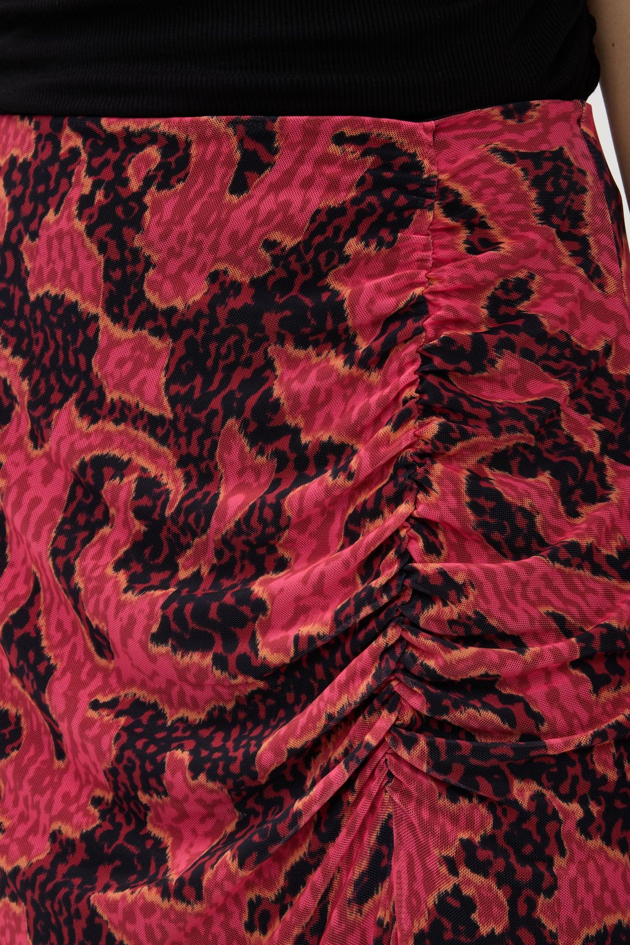 SKIRT MESH MASTERPIECE PRINT 7