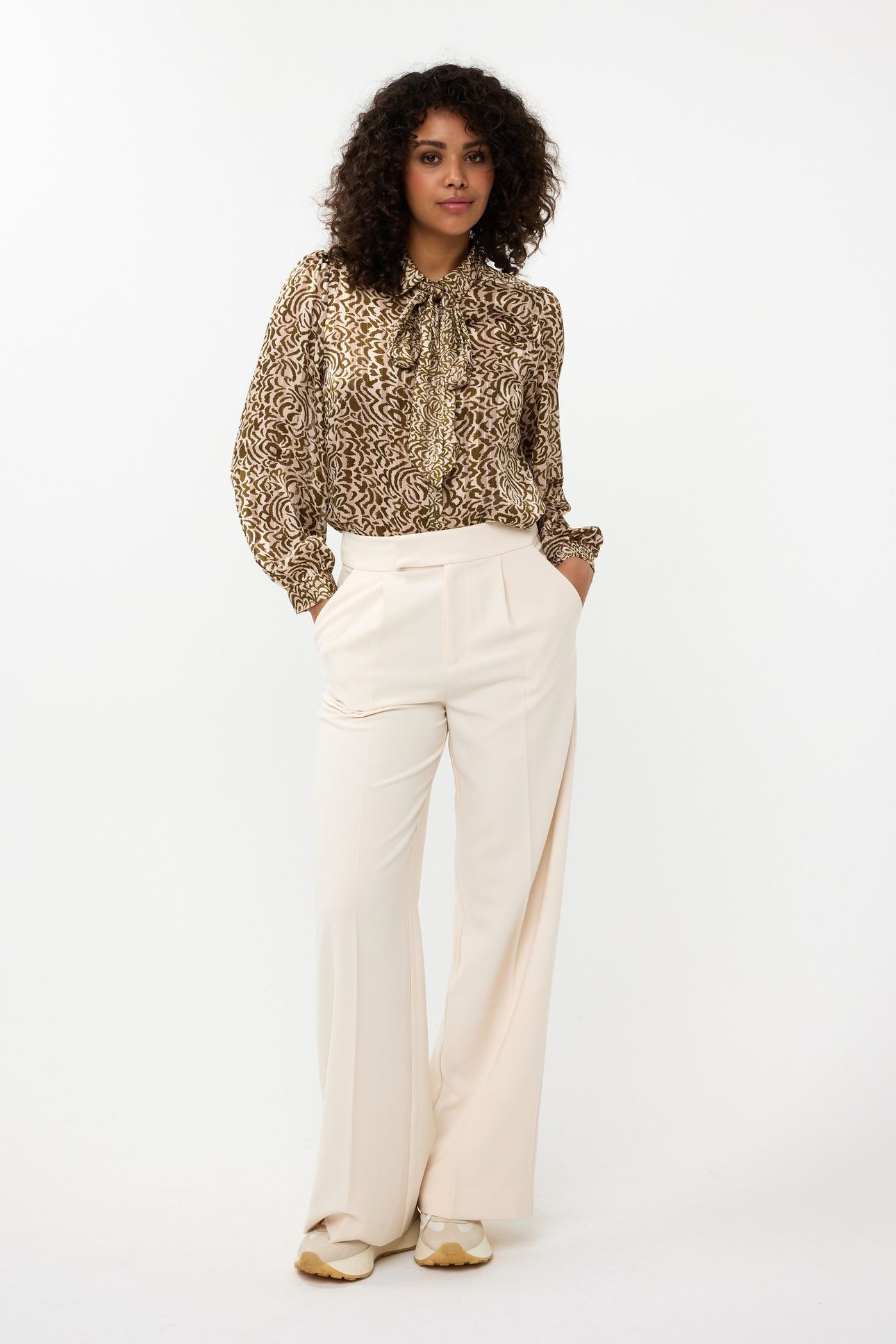 BLOUSE BOW DIMENSION PRINT PRINT 1
