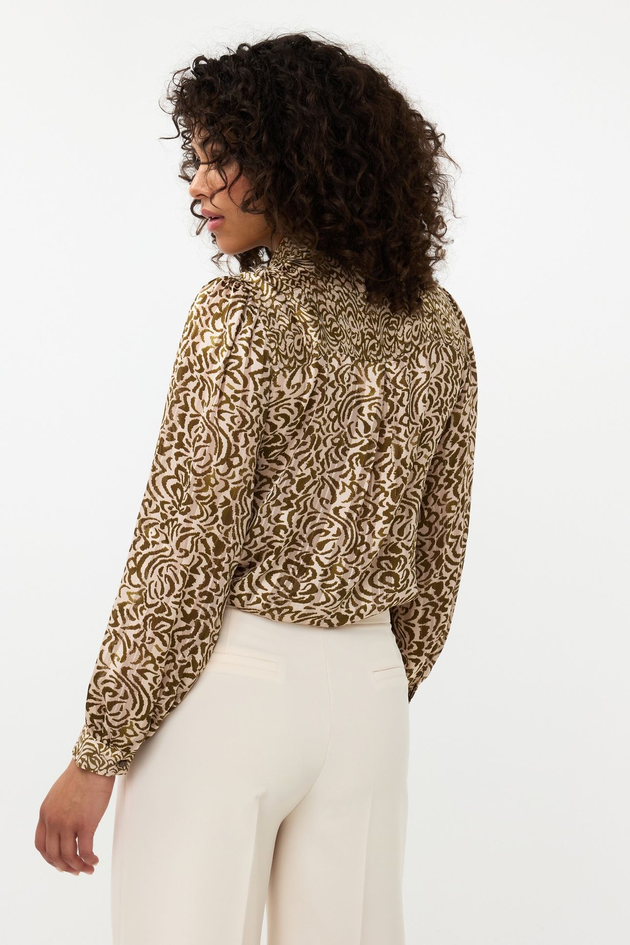BLOUSE BOW DIMENSION PRINT PRINT 3
