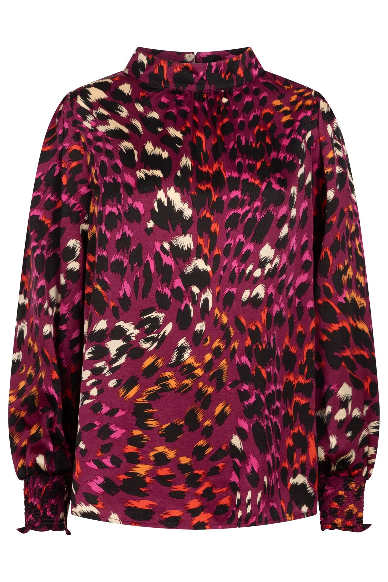 BLOUSE COLLAR FLORAL GEM PRINT 4