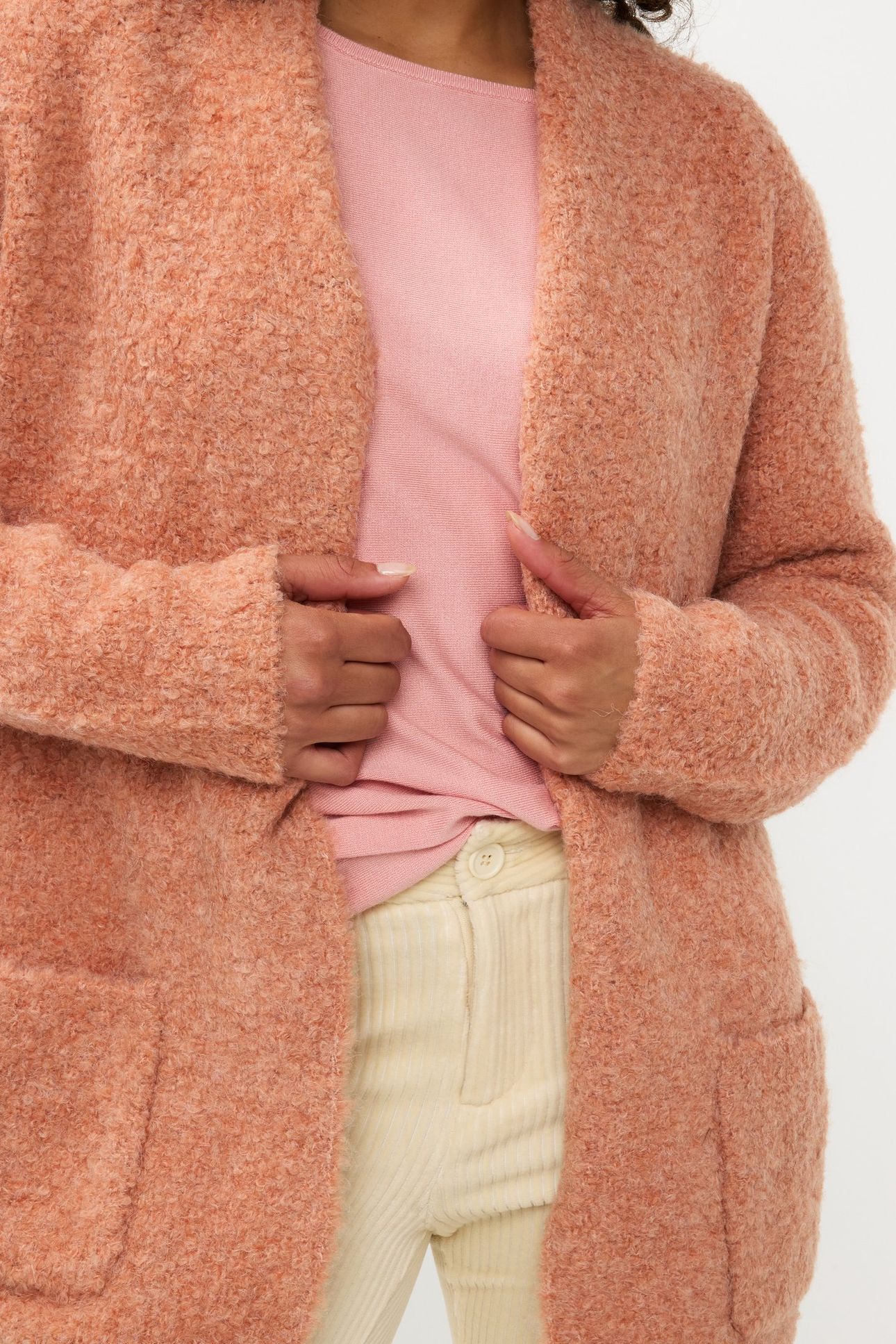 CARDIGAN BOUCLE BLUSH 10