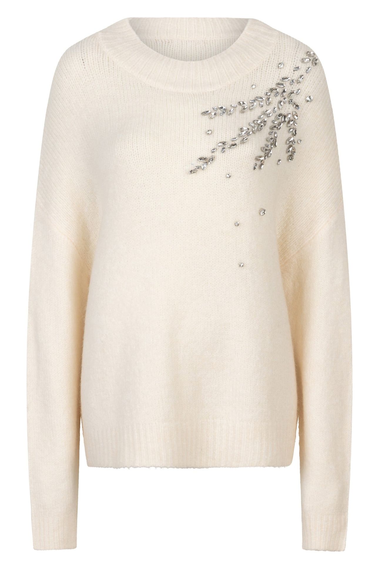 SWEATER BIG STONES OFF WHITE 5