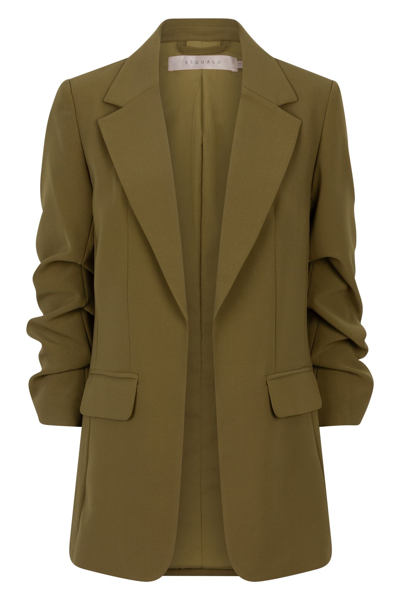 BLAZER GATHERED SLVE CITY MOSS GREEN 5