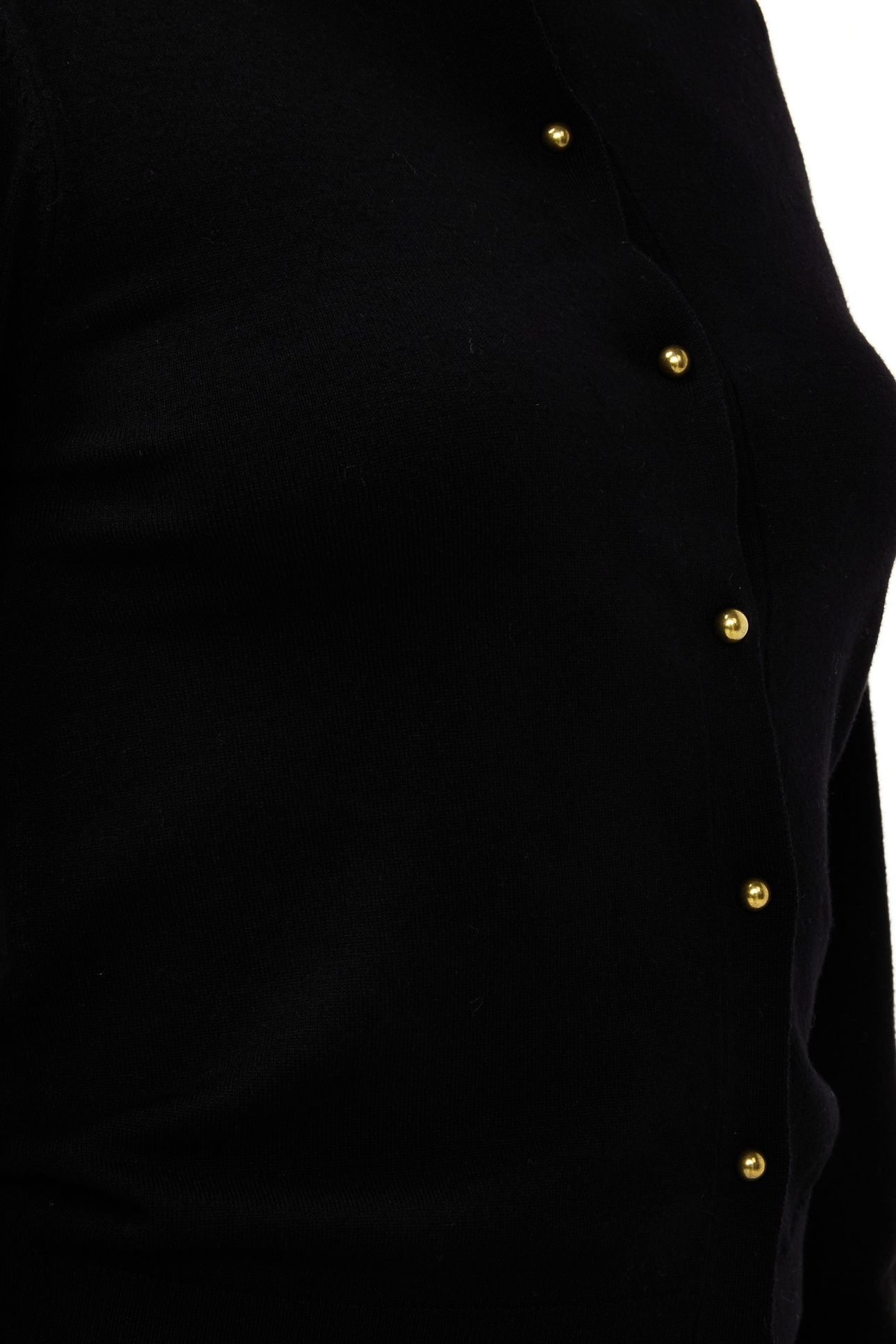 CARDIGAN PUFF SLVE BASIC KNIT BLACK 8