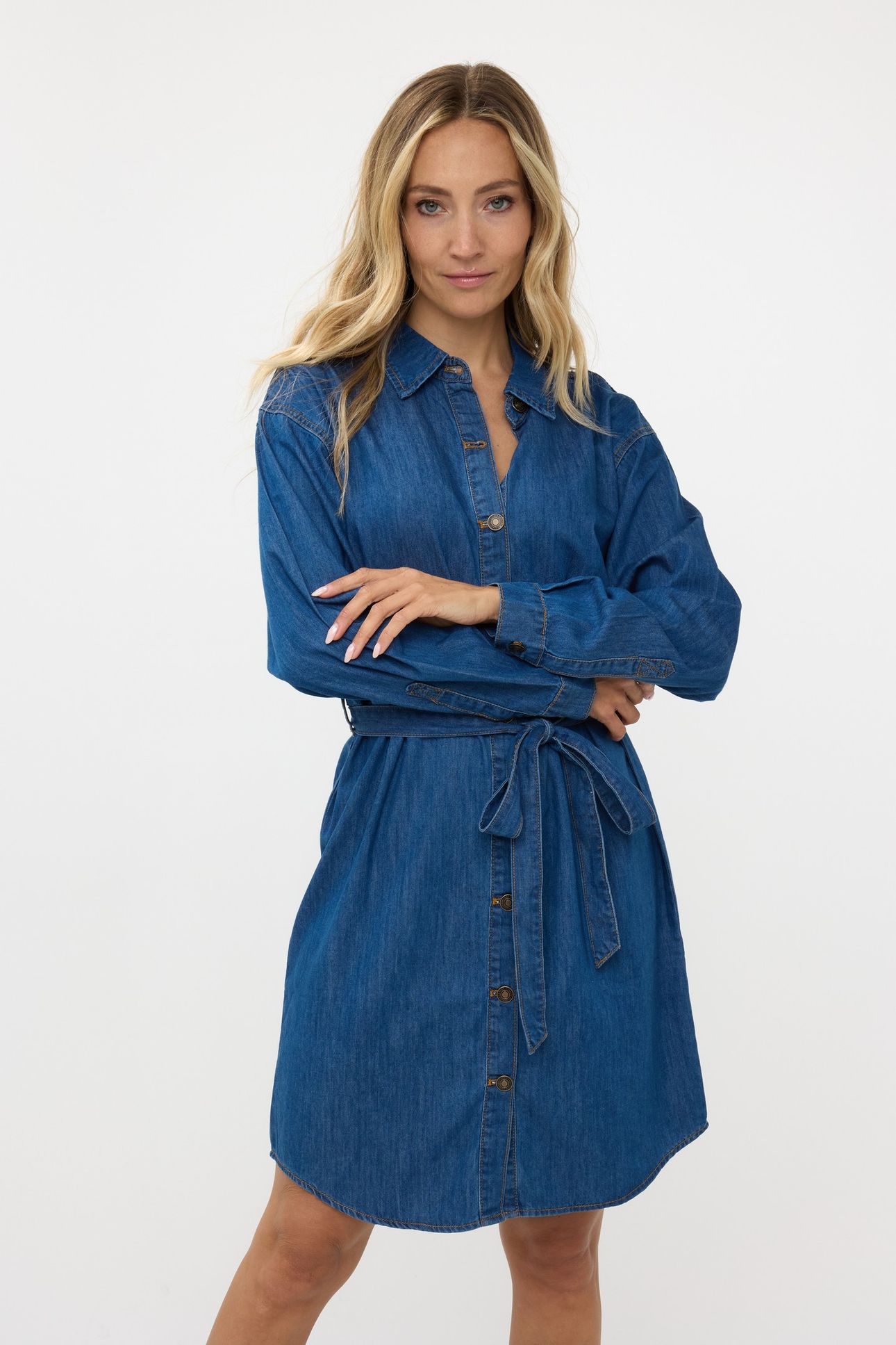 DRESS DENIM OVERSIZED JEANS BLUE 2