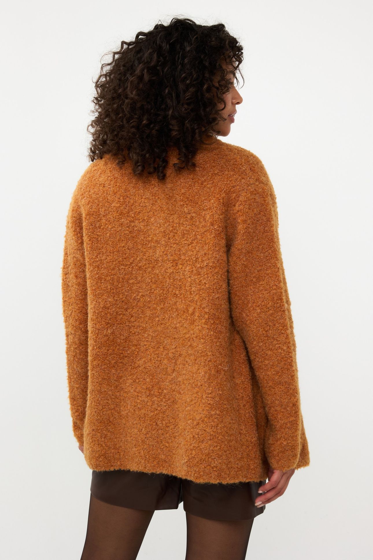 CARDIGAN BOUCLE BRANDY 5