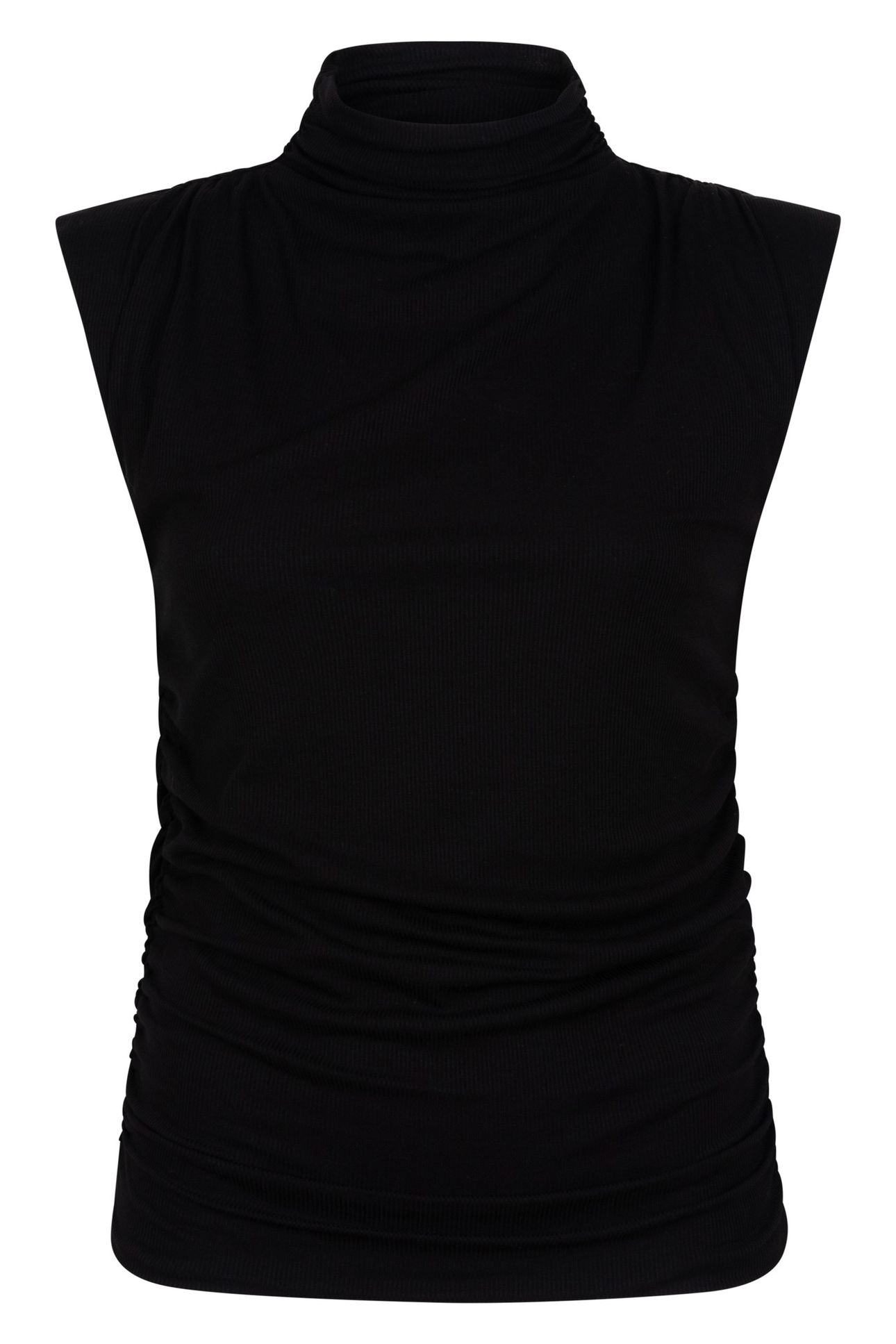 TOP WRINKLES RIB BLACK 4