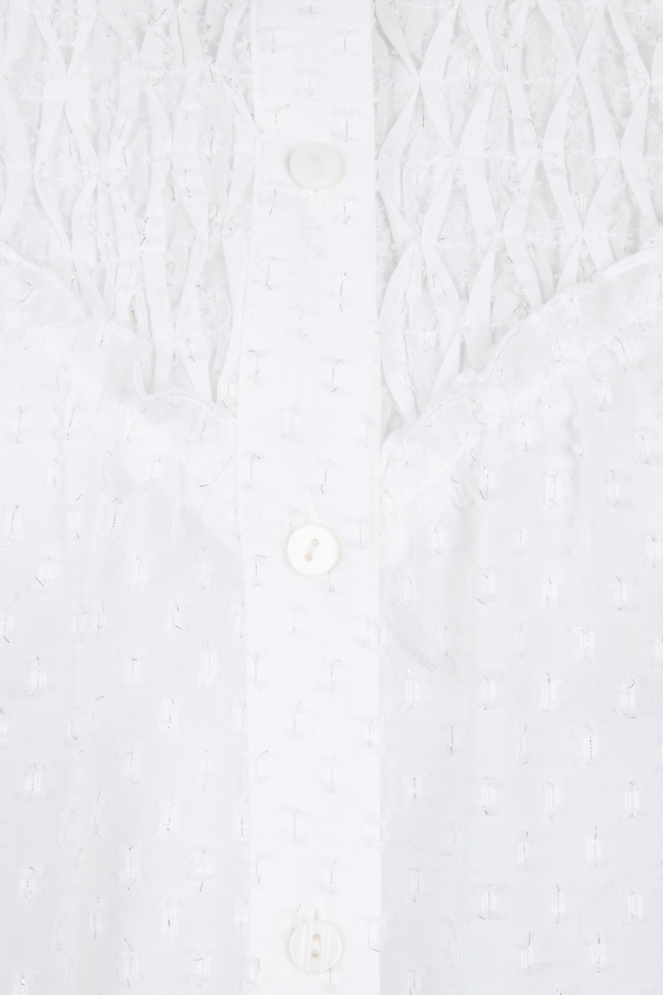 BLOUSE PLUMETIS SMOCK OFF WHITE 3