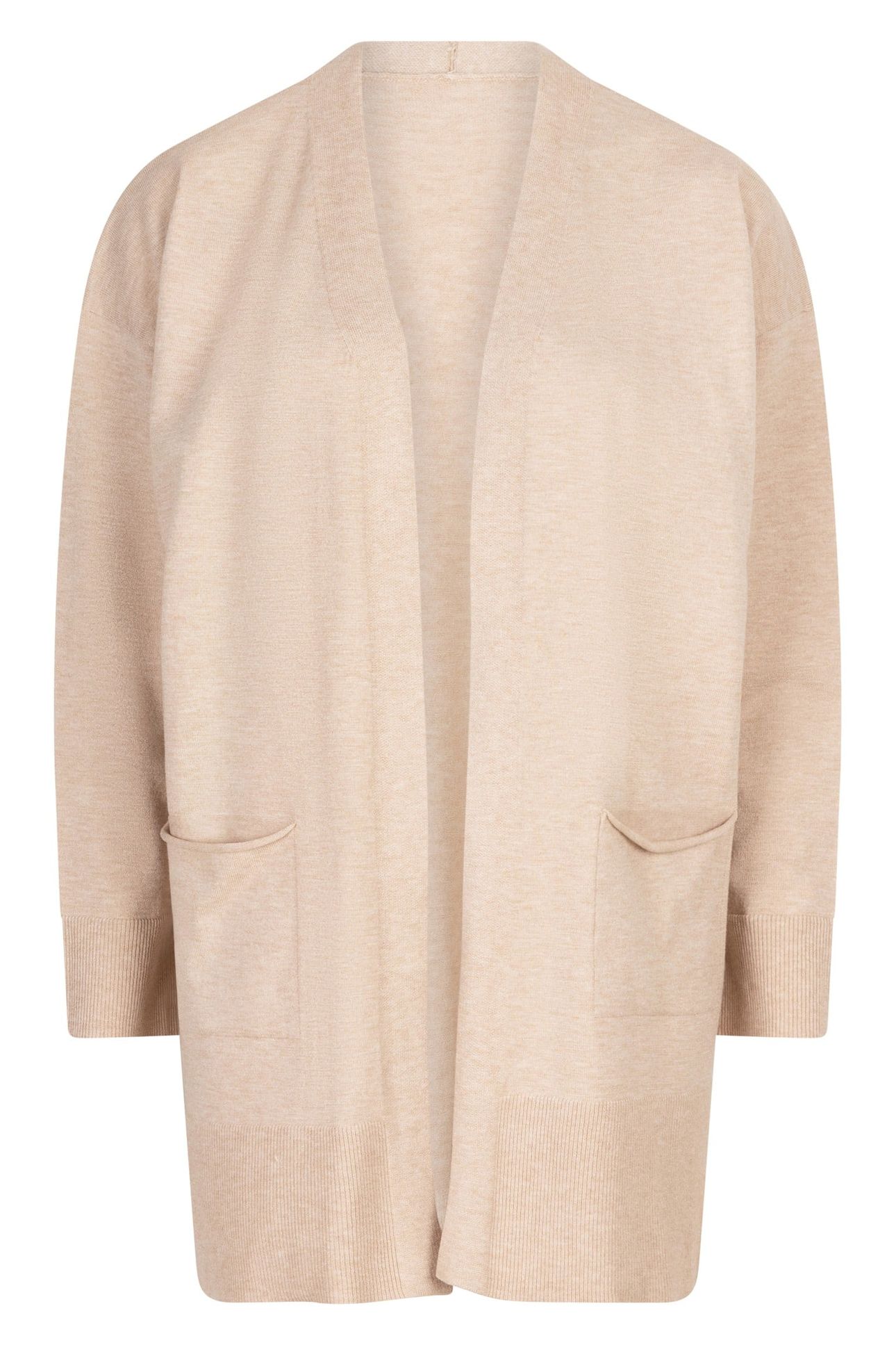 CARDIGAN LONG SAND 1