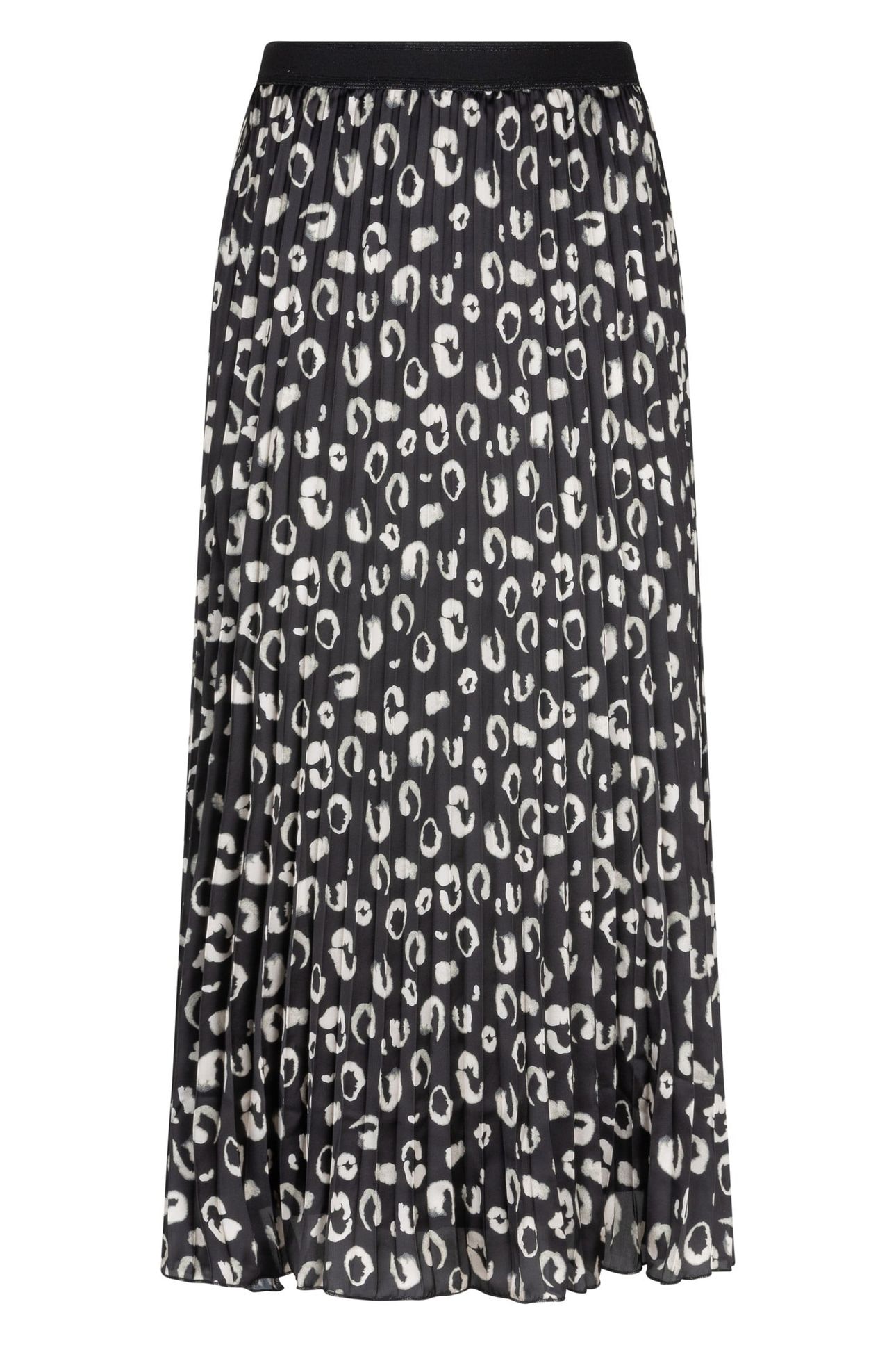 SKIRT PLISSE SATIN WILDERNESS PRINT 4