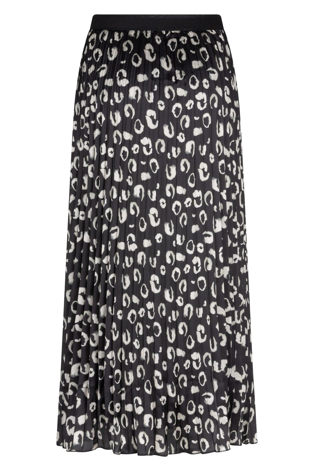 SKIRT PLISSE SATIN WILDERNESS PRINT 5