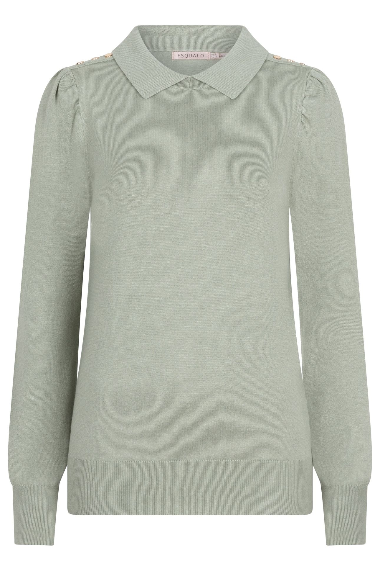 SWEATER COLLAR BASIC KNIT JADE 4
