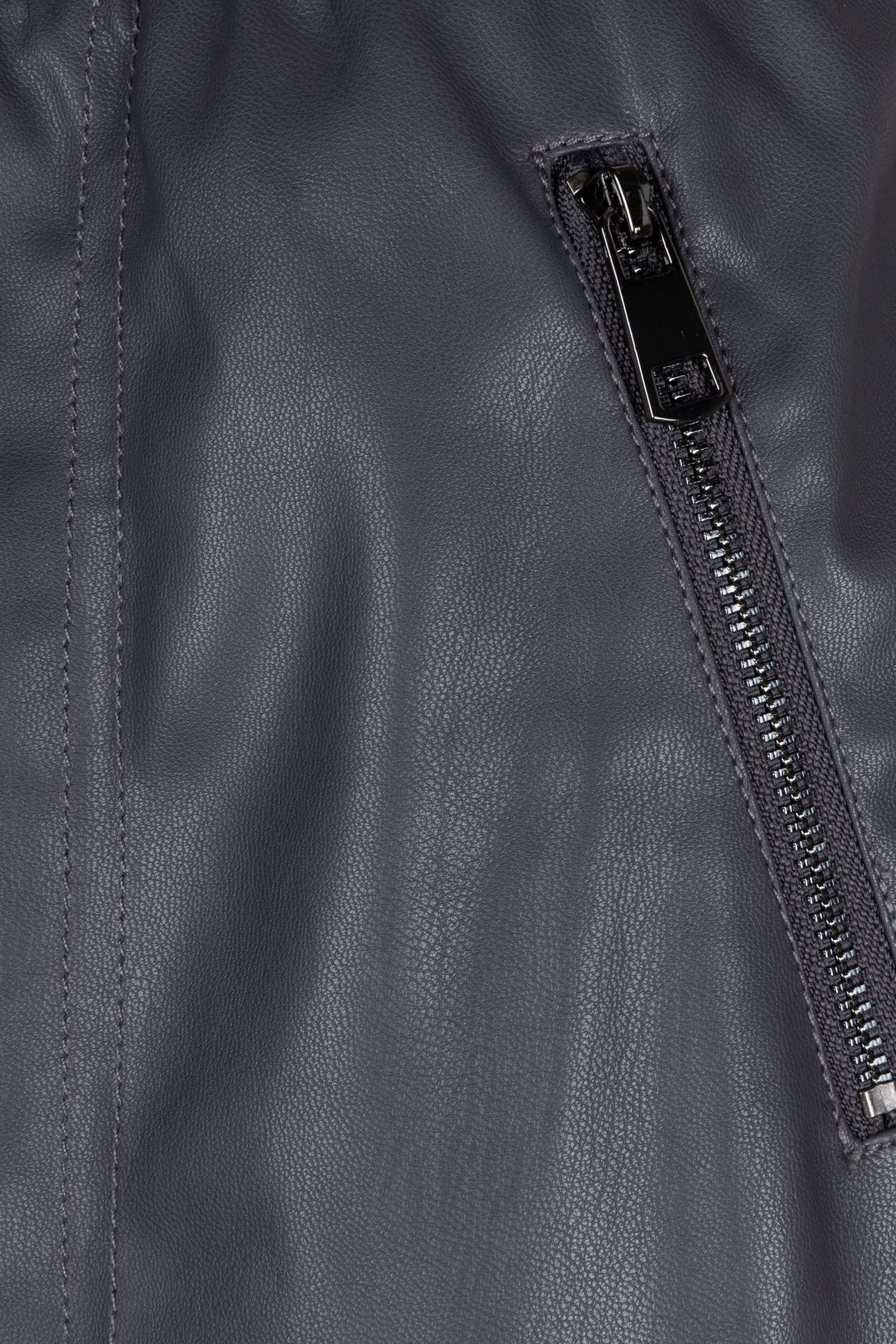 SKIRT SPORTY VEGAN LEATHER GREY 8