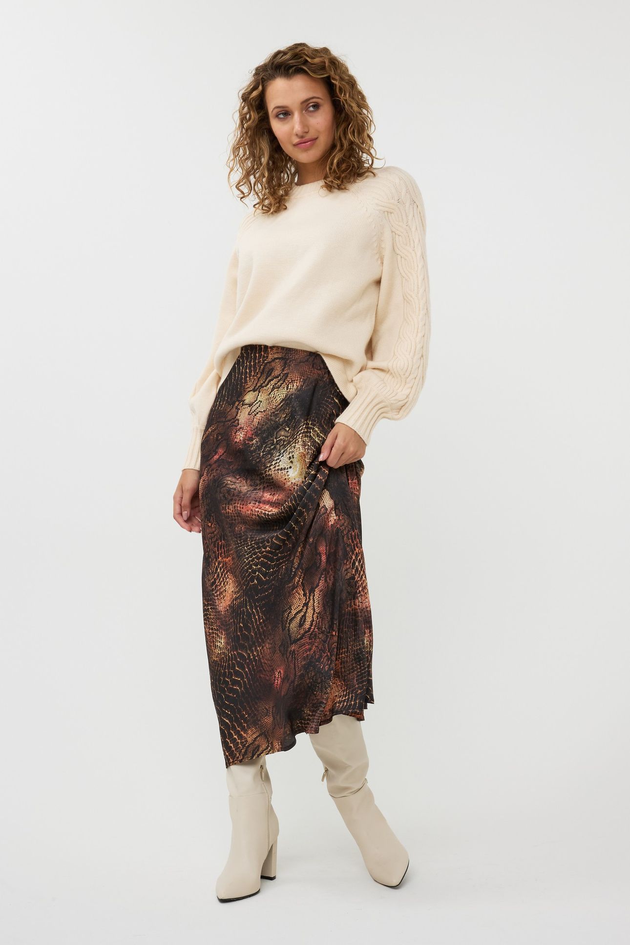 SKIRT LONG SNEAKY EVE PRINT 1
