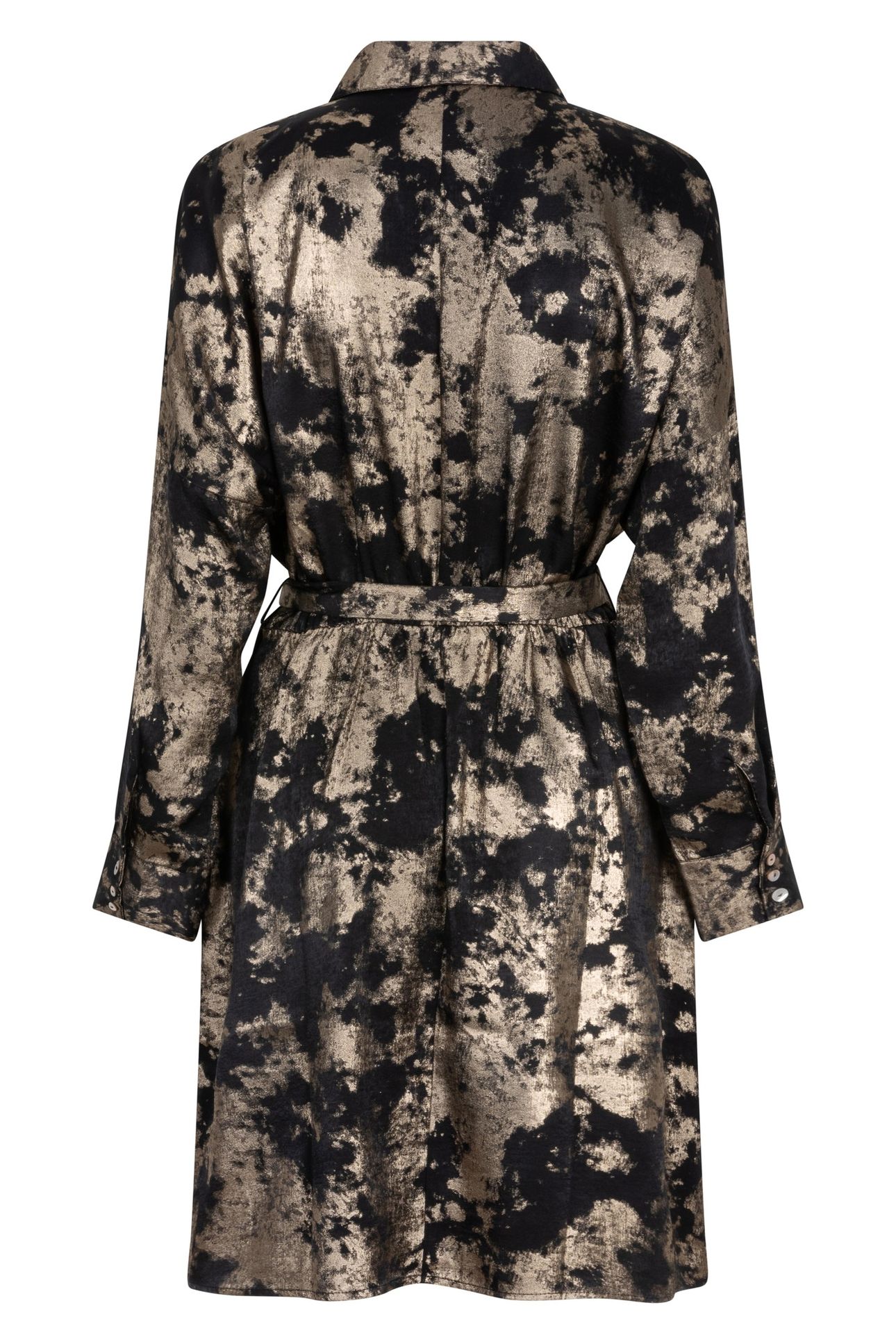 DRESS CONTRAST LAMEE BLACK 5