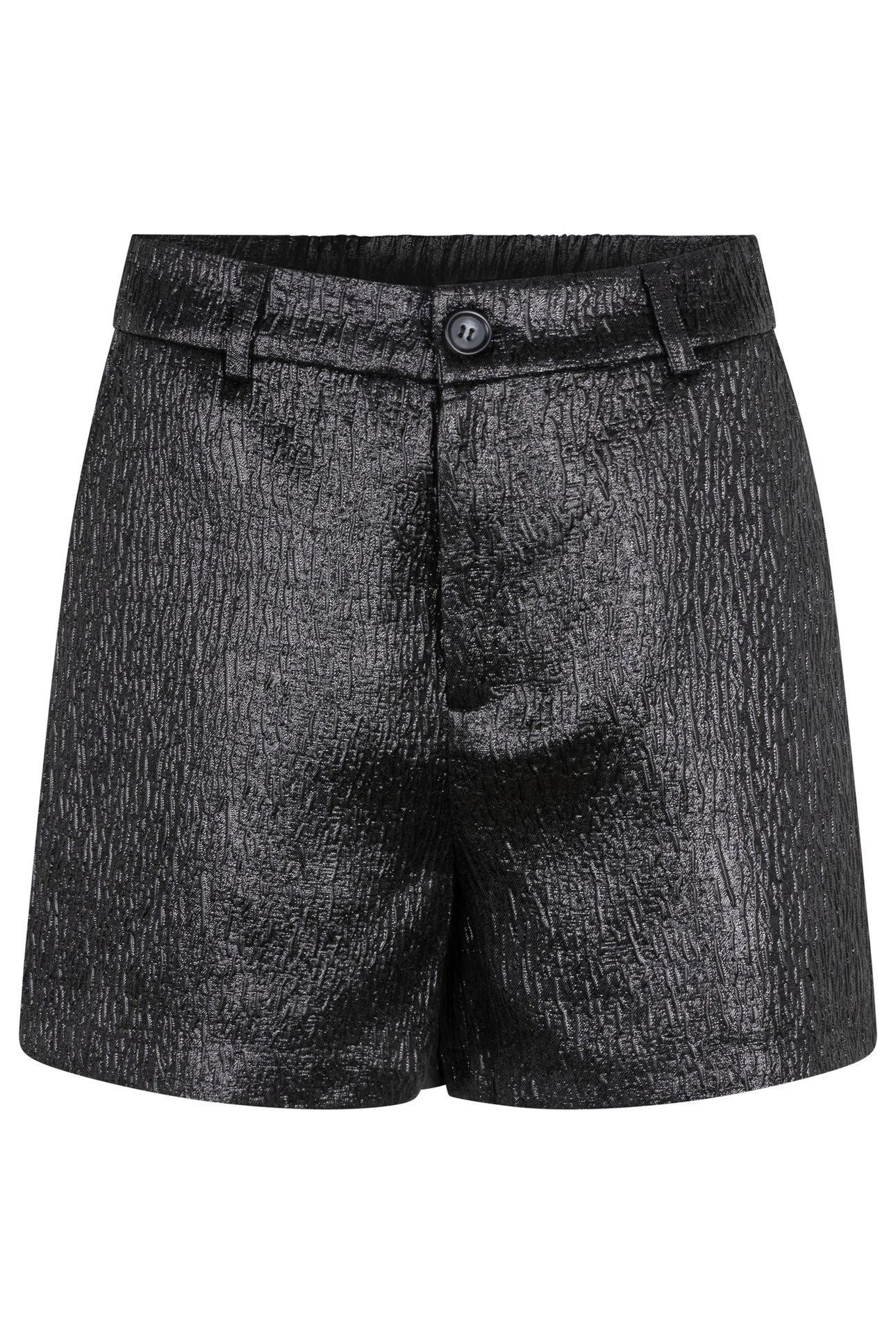 SHORTS METALLIC BLACK 4