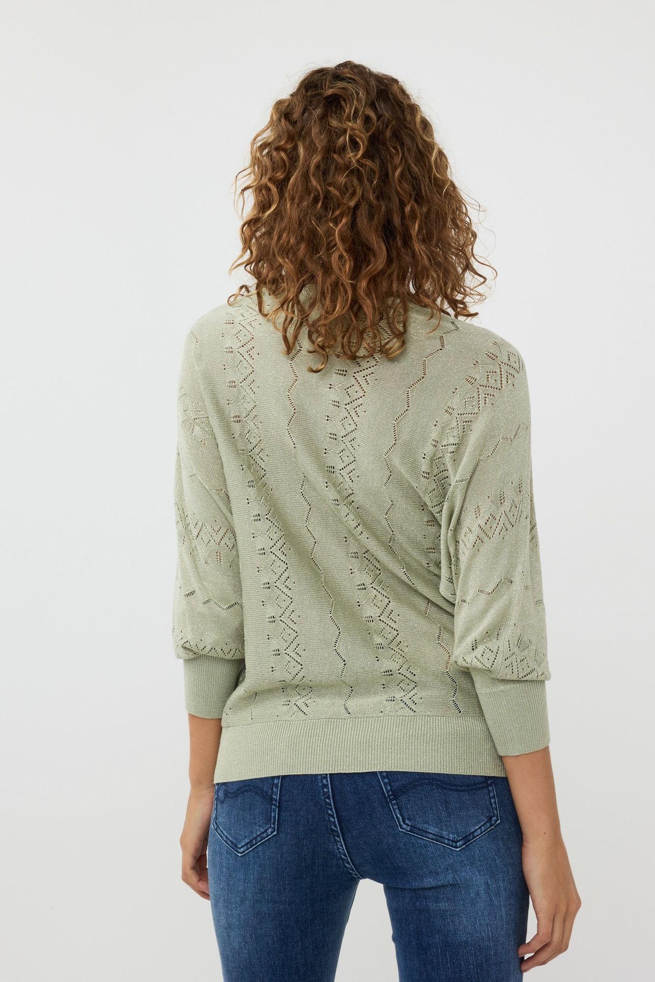 SWEATER BATWING LUREX JADE 3