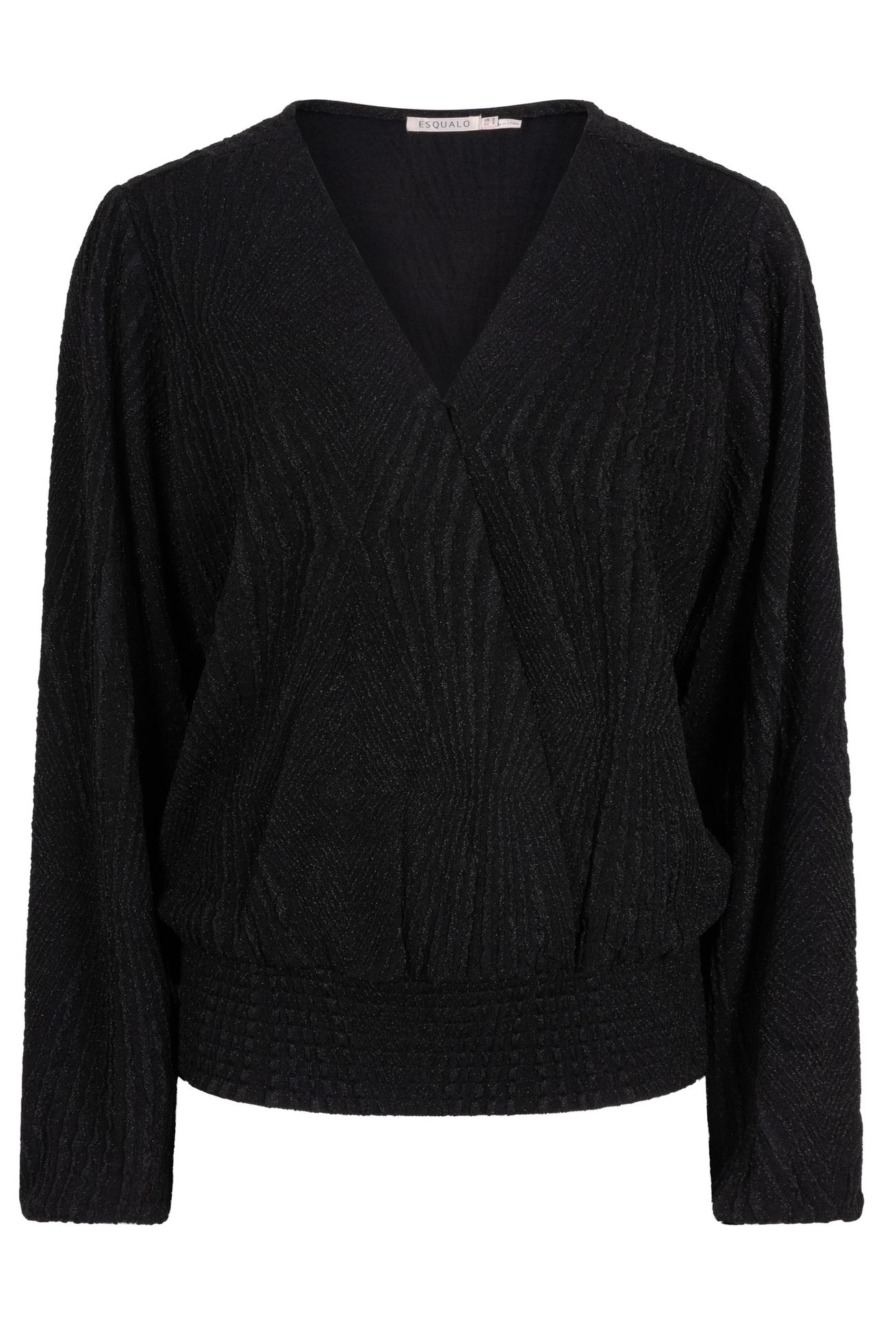 BLOUSE JACQUARD SJ BLACK 4