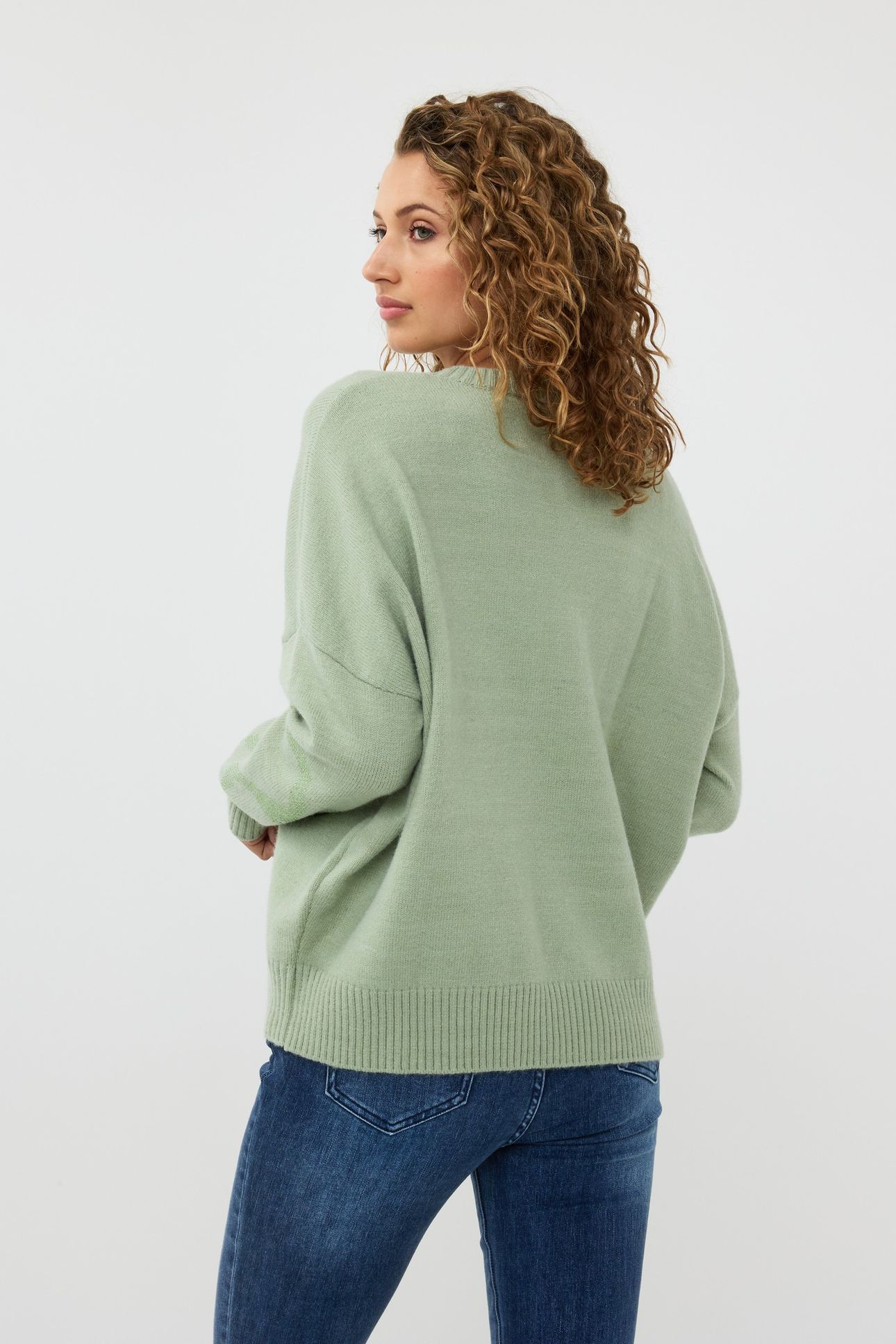 SWEATER HOT PRESS DIAMONDS JADE 3