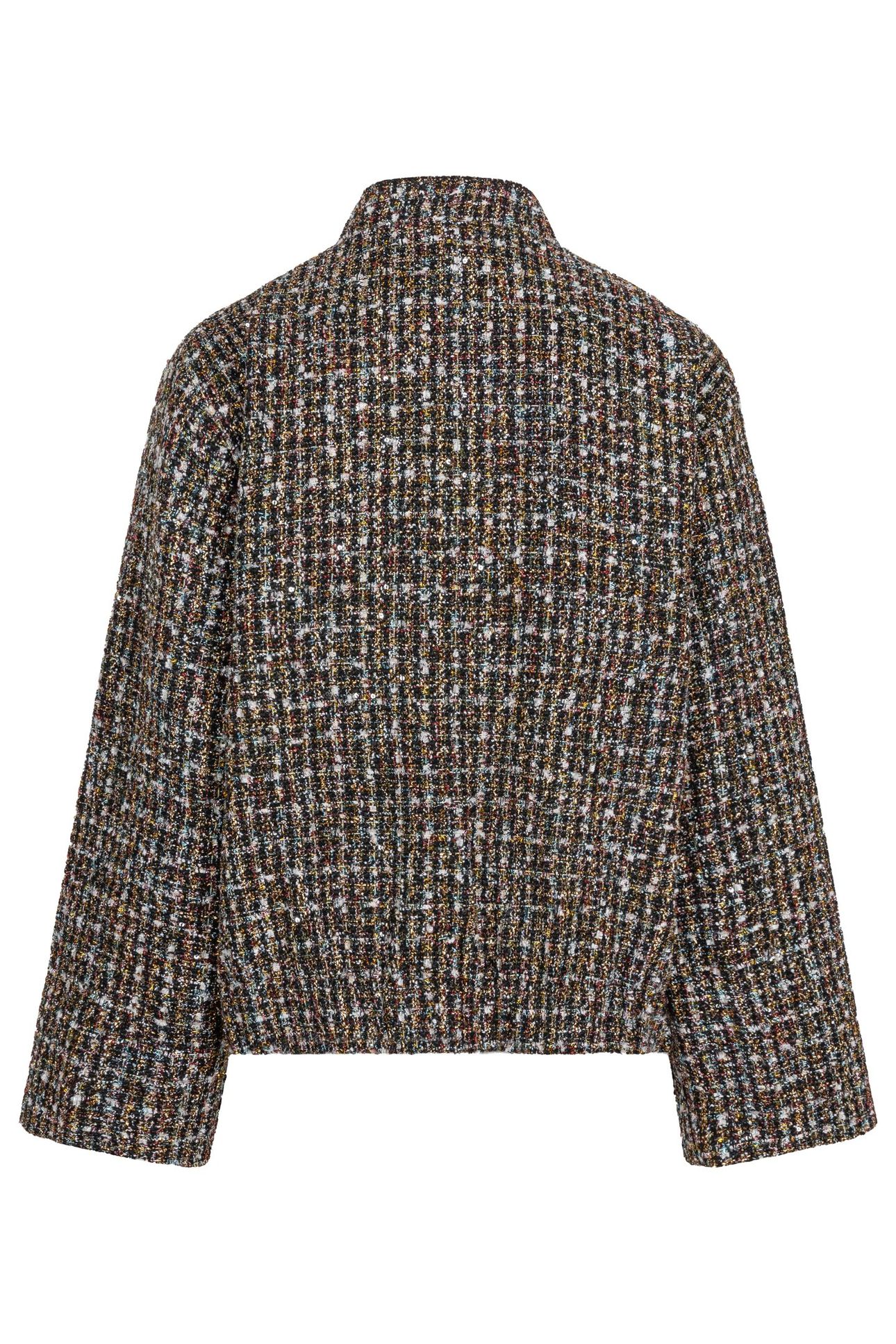JACKET BOMBER TWEED BLACK 5