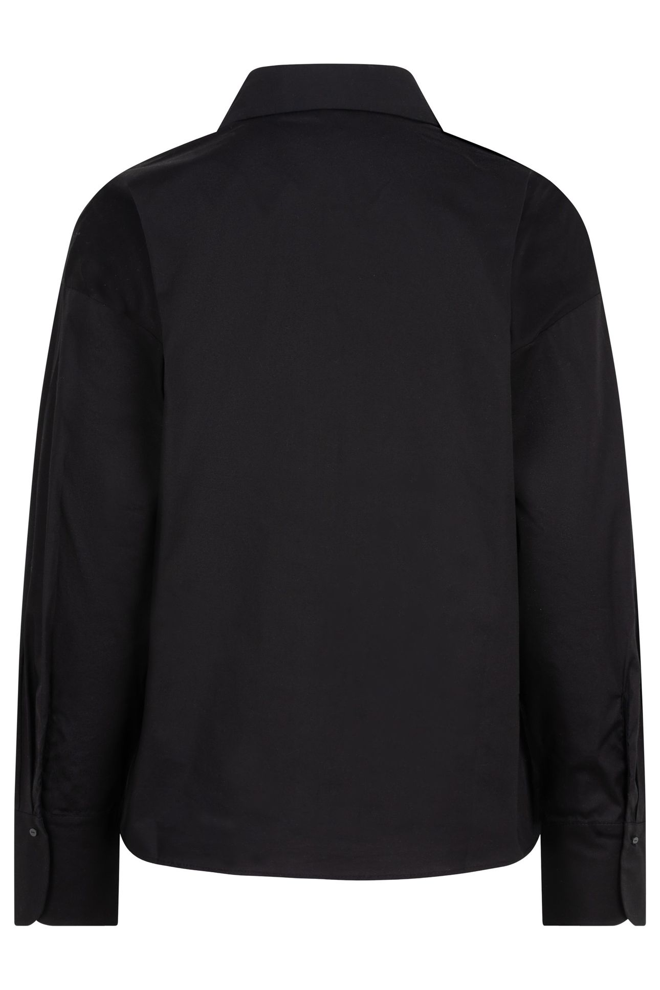BLOUSE POPLIN BROCHE BLACK 5