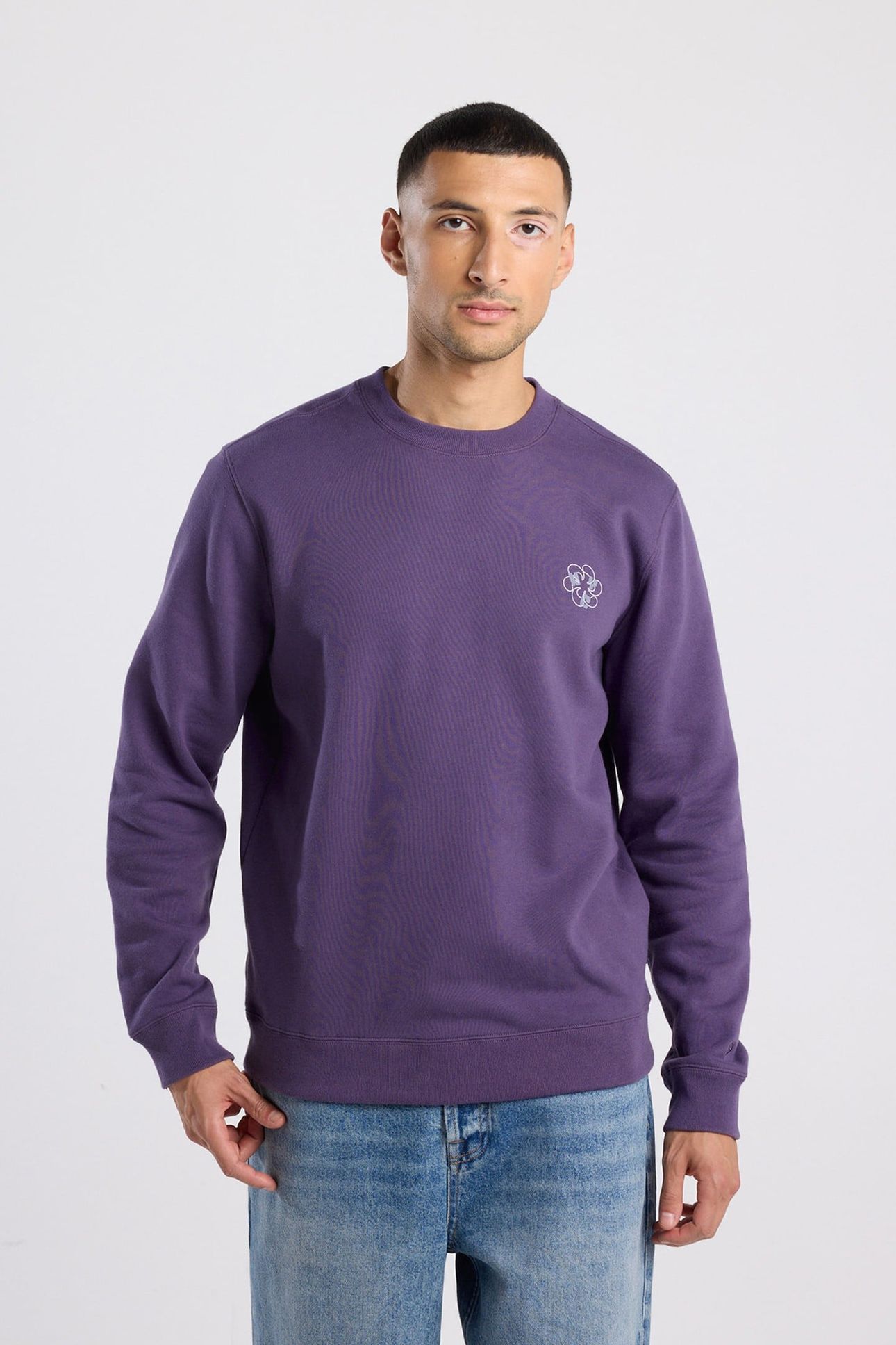 STEPHAN CREW MID GREY MELANGE 1