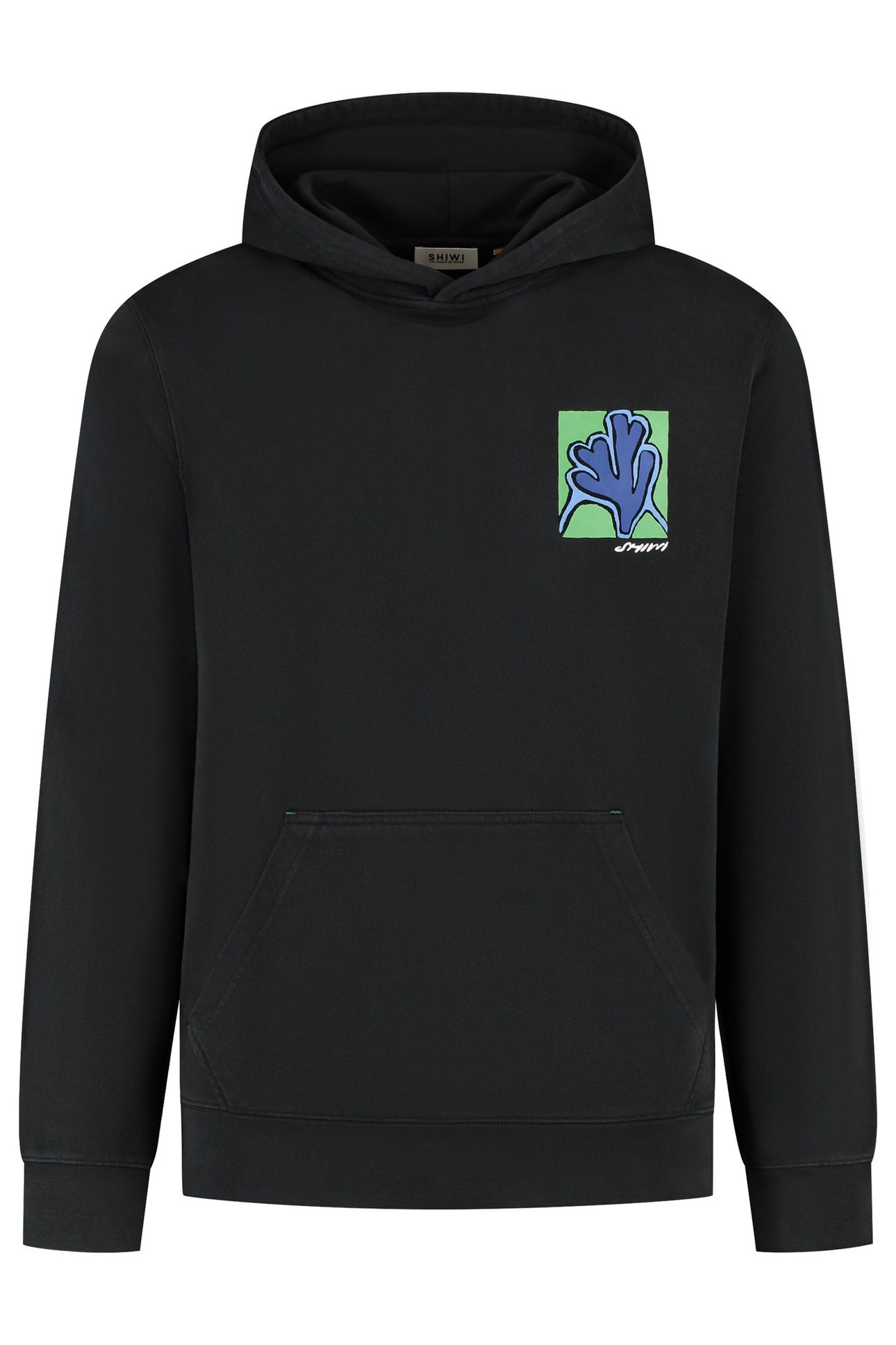 LEO REGULAR FIT SLOW PACE HOODIE BLACK 7