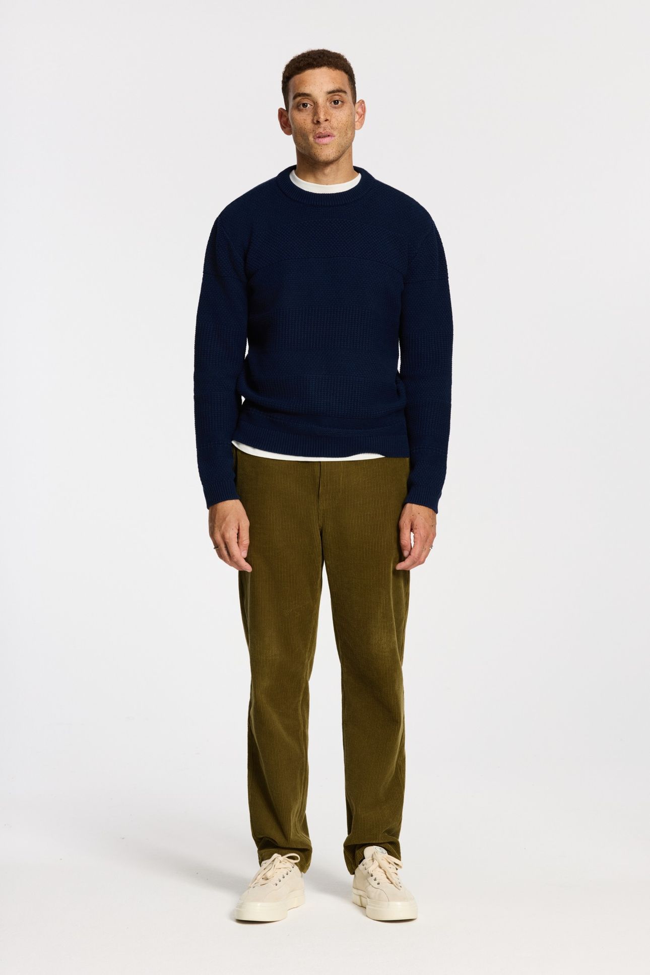 PERRY REGULAR FIT STRUCTURED PULLOVER BLUE DARK NAVY 2