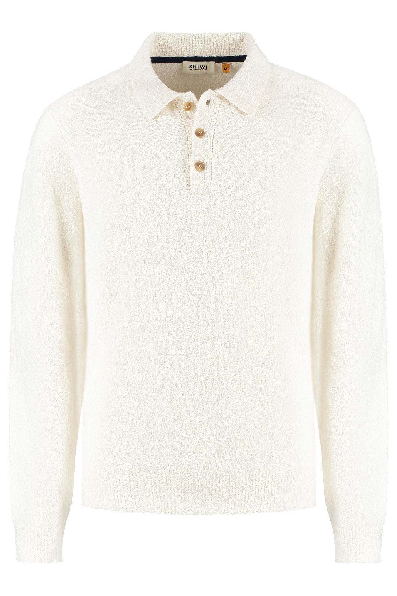 PENN REGULAR FIT BOUCLE POLO WHITE 4