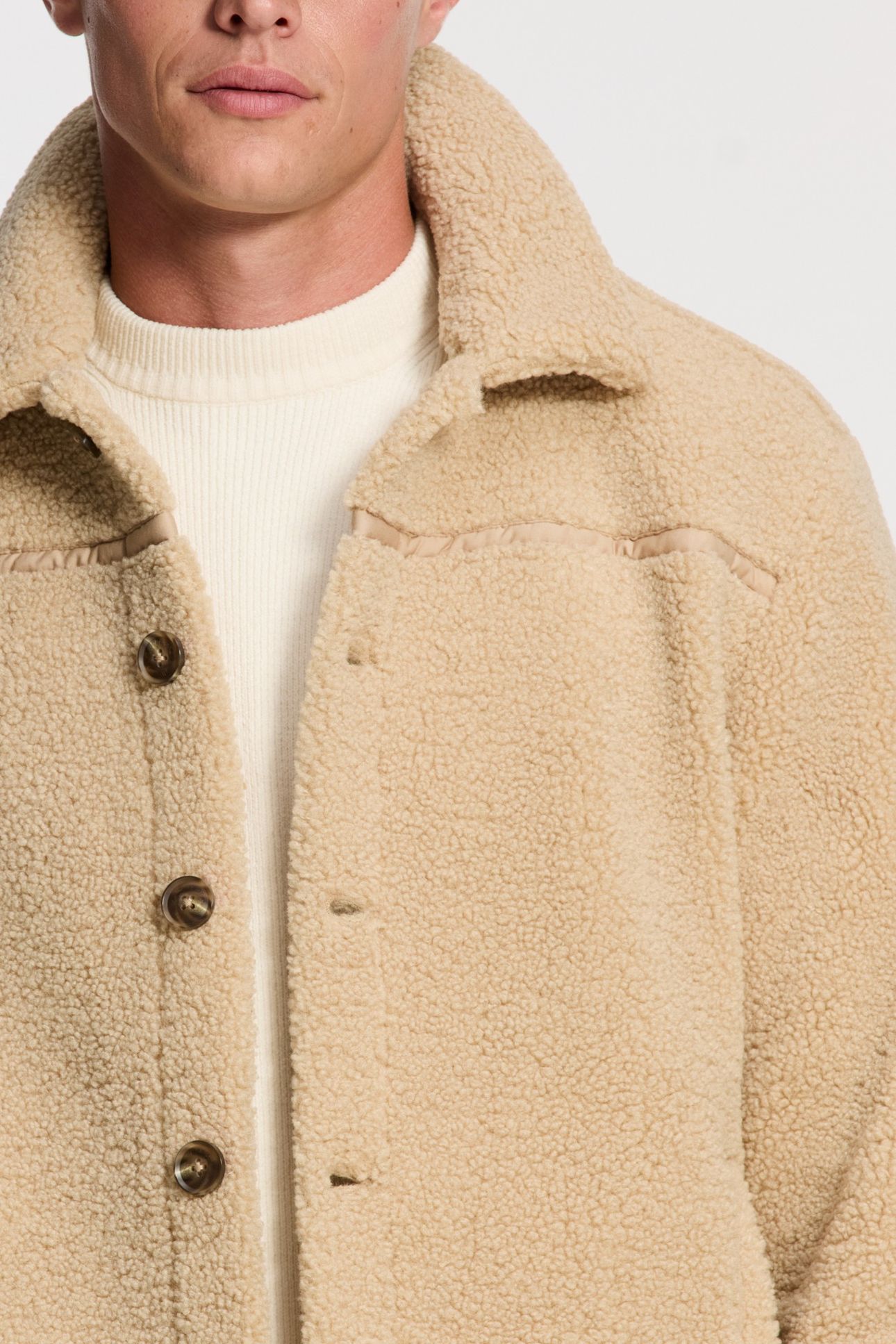 SYD TEDDY JACKET BEIGE CLAY 8