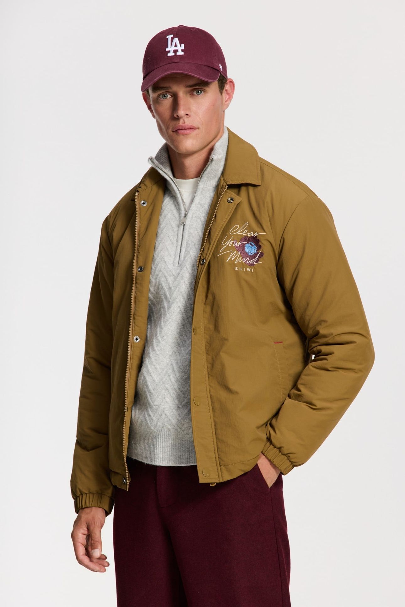 OTIS PADDED JACKET SHIWI UNWIND BROWN HAZELNUT 1
