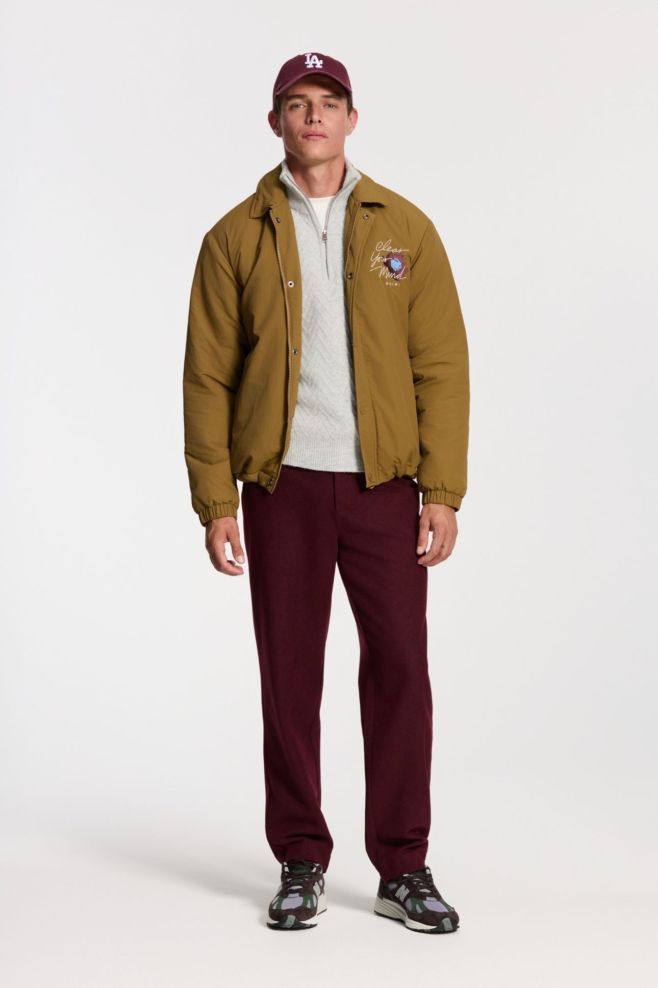 OTIS PADDED JACKET SHIWI UNWIND BROWN HAZELNUT 2