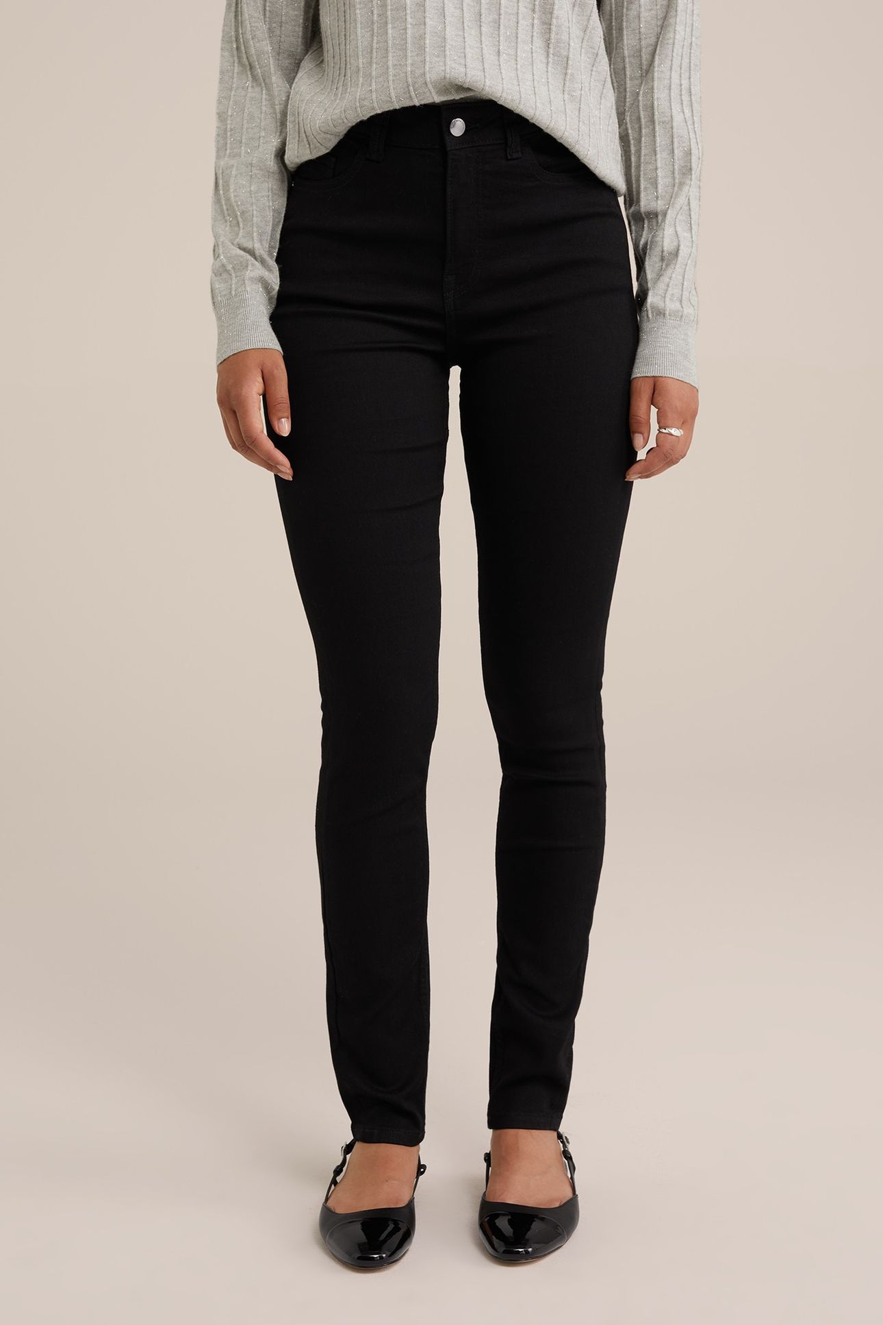 5-POCKET HIGH WAIST BLACK 1