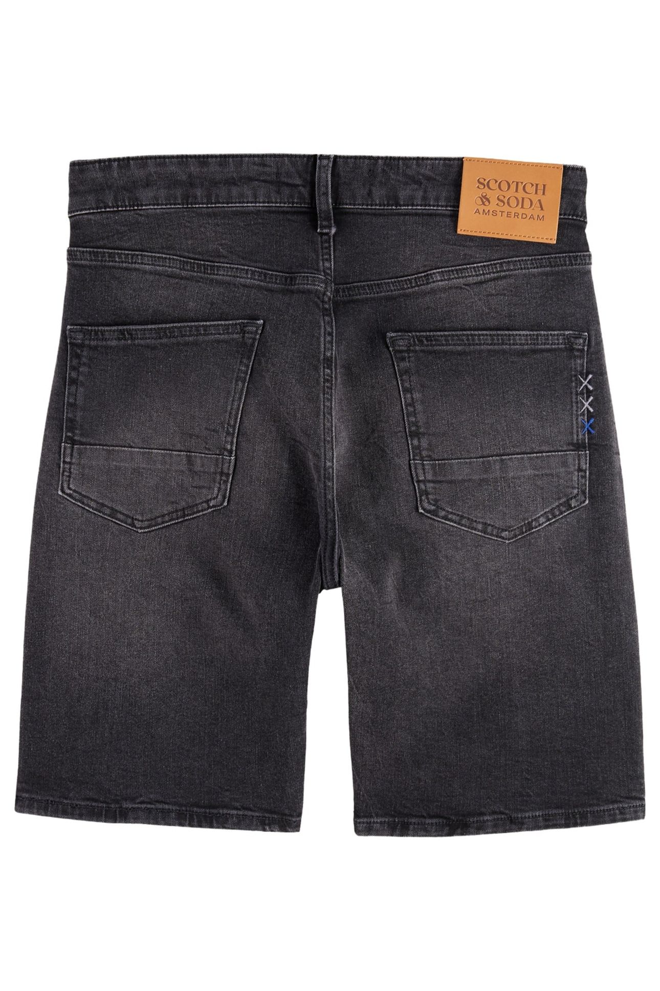 RALSTON SLIM FIT DENIM SHORT — BLACK NIGHT 5
