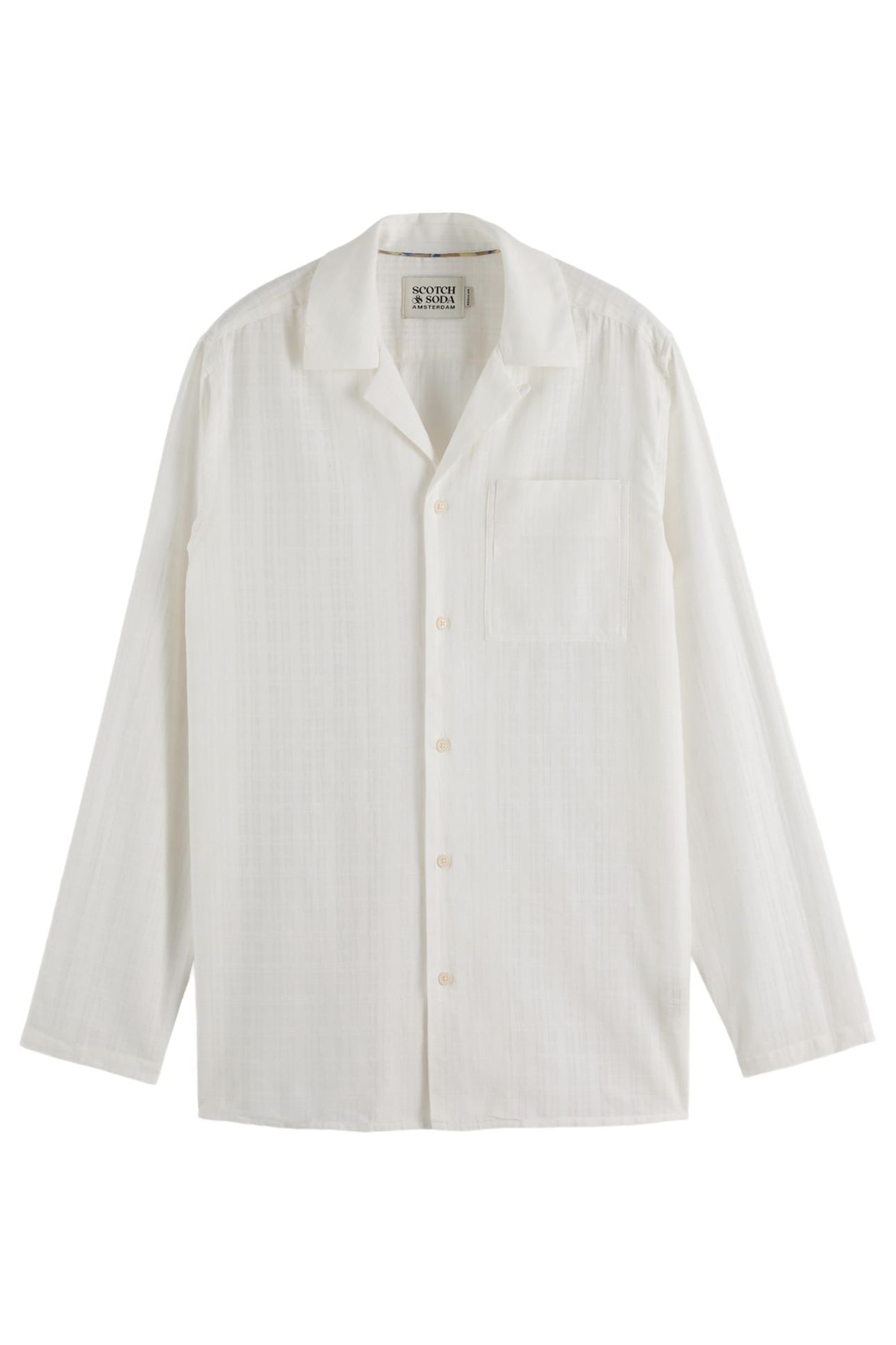 COTTON VOILE REGULAR FIT SHIRT SWAN 1