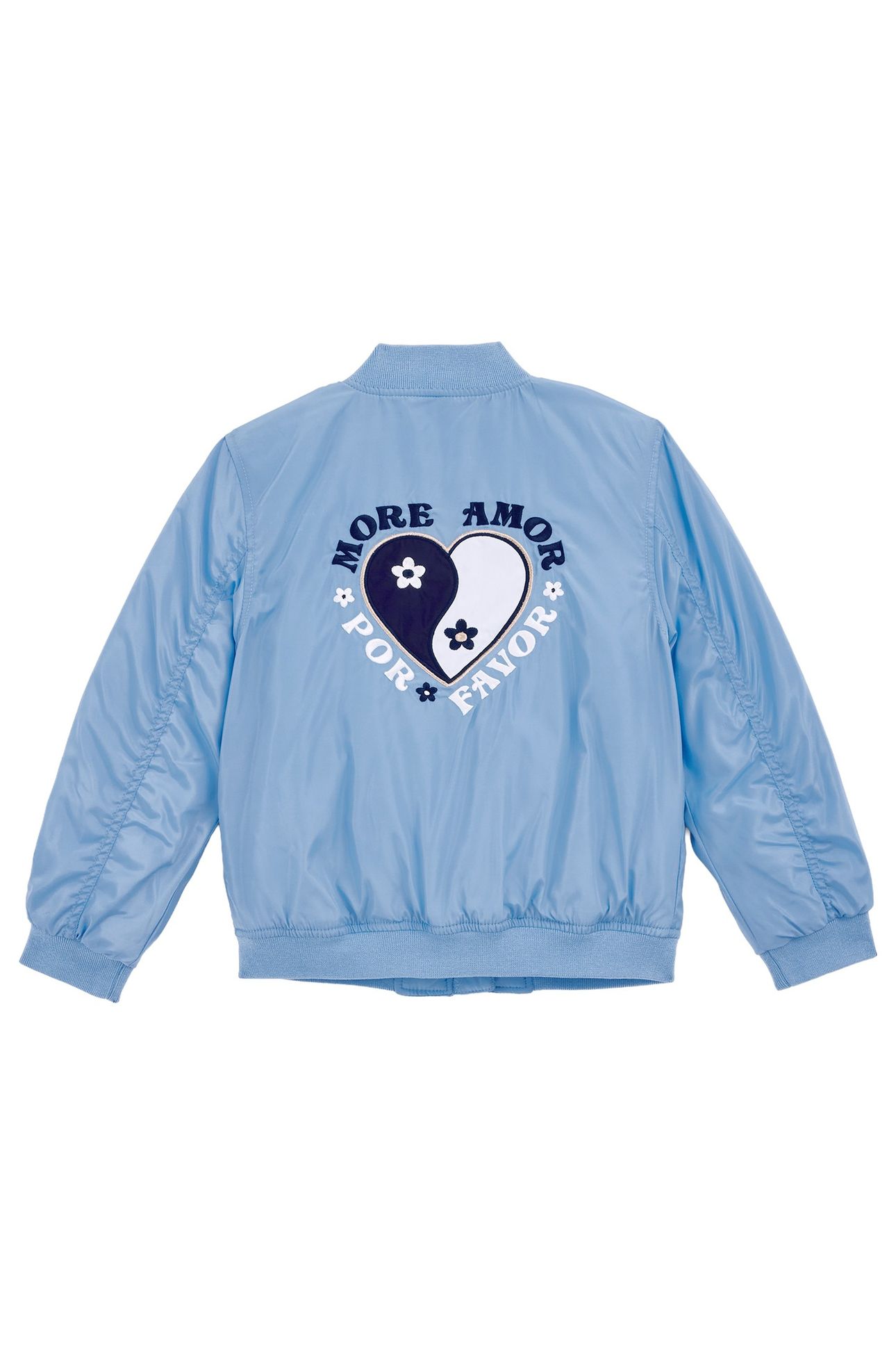 GIRLS BOMBER LIGHT BLUE 5