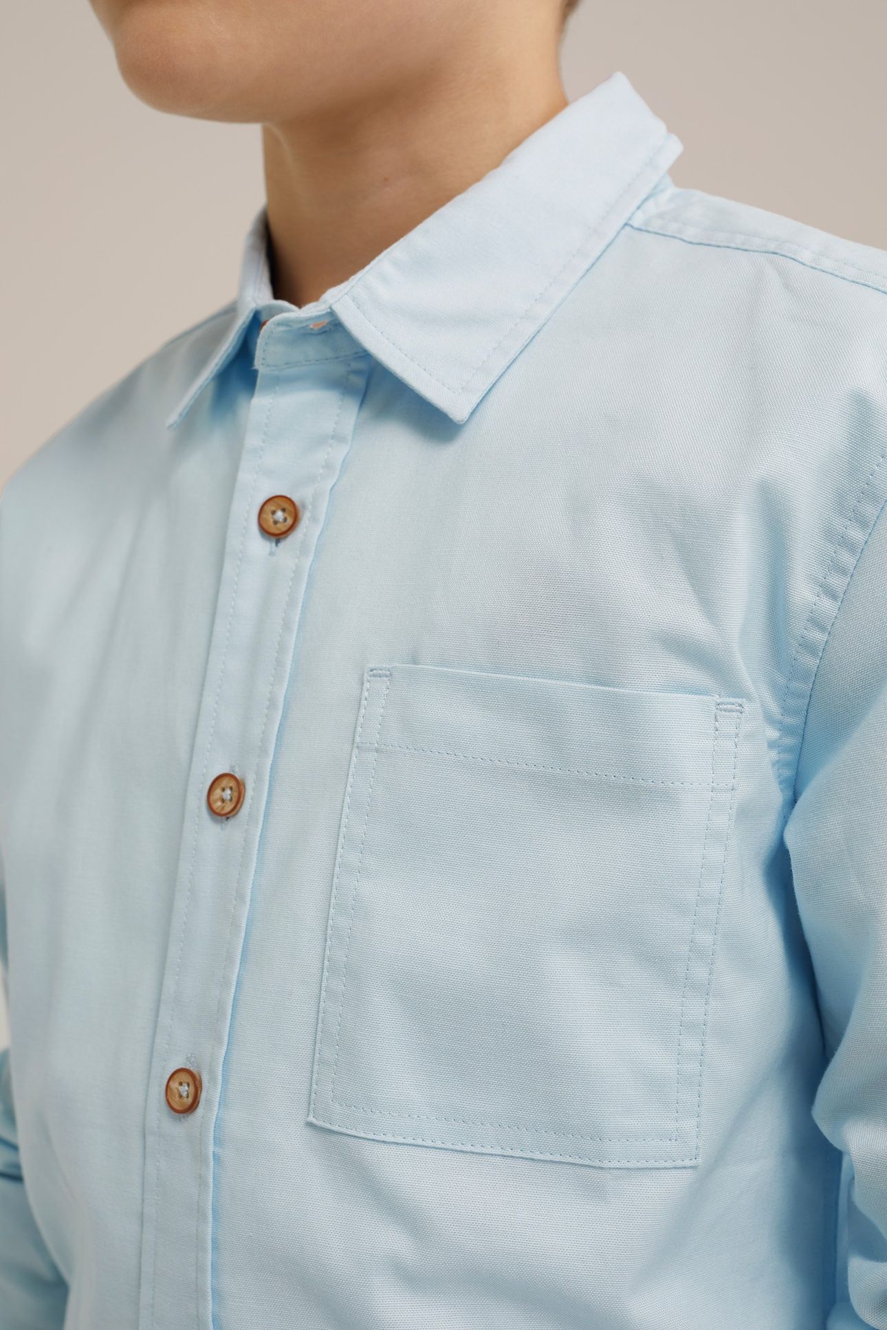 BOYS SHIRT ICE BLUE 5