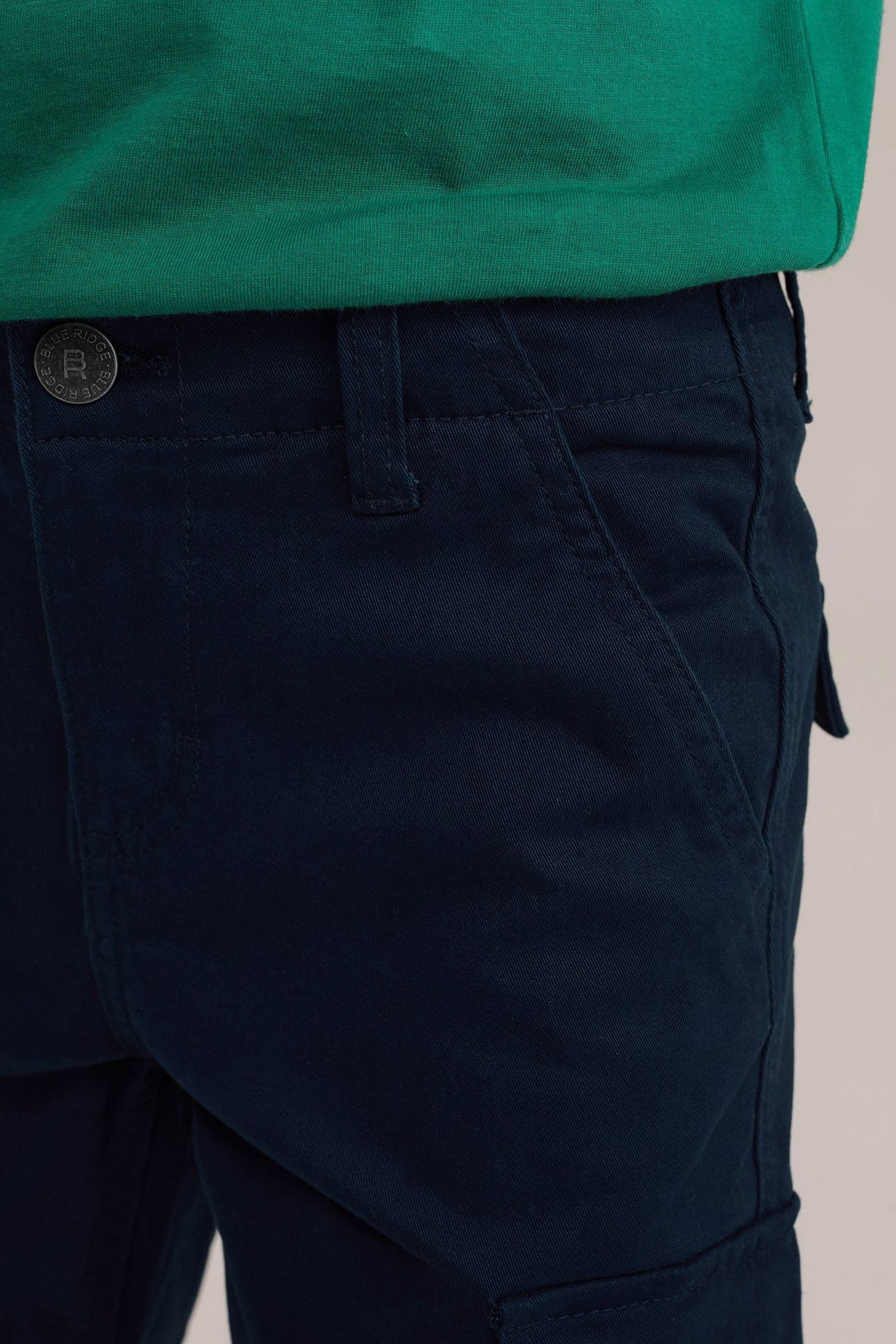 BOYS CARGO PANTS NAVY BLUE 5