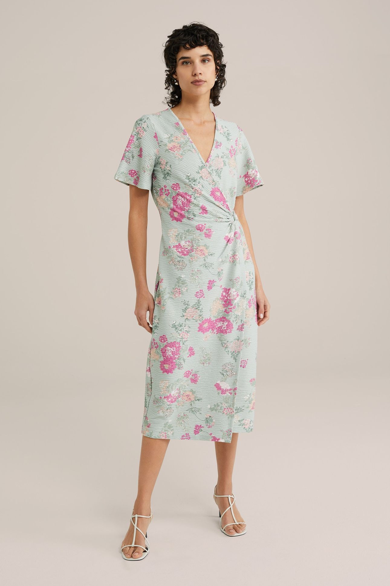 DRESS MID LENGTH MINT GREEN 2